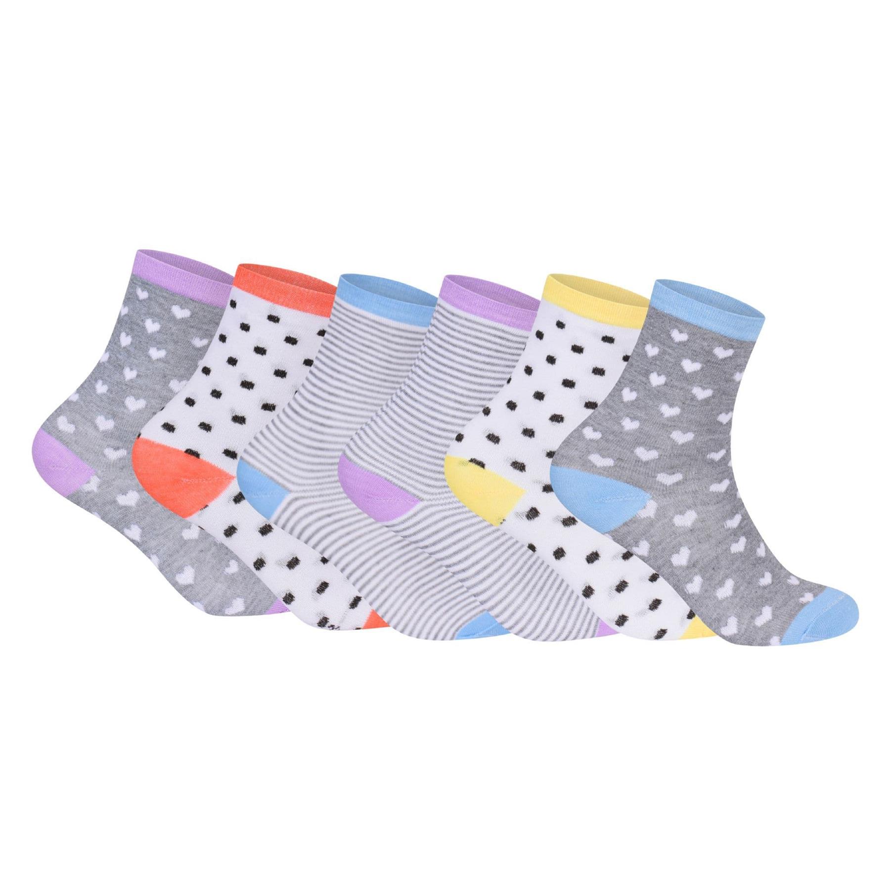 3/6 Pairs Girls Boys Kids Crew Socks Childrens Novelty Character Funky Designs - Picture 14 of 53