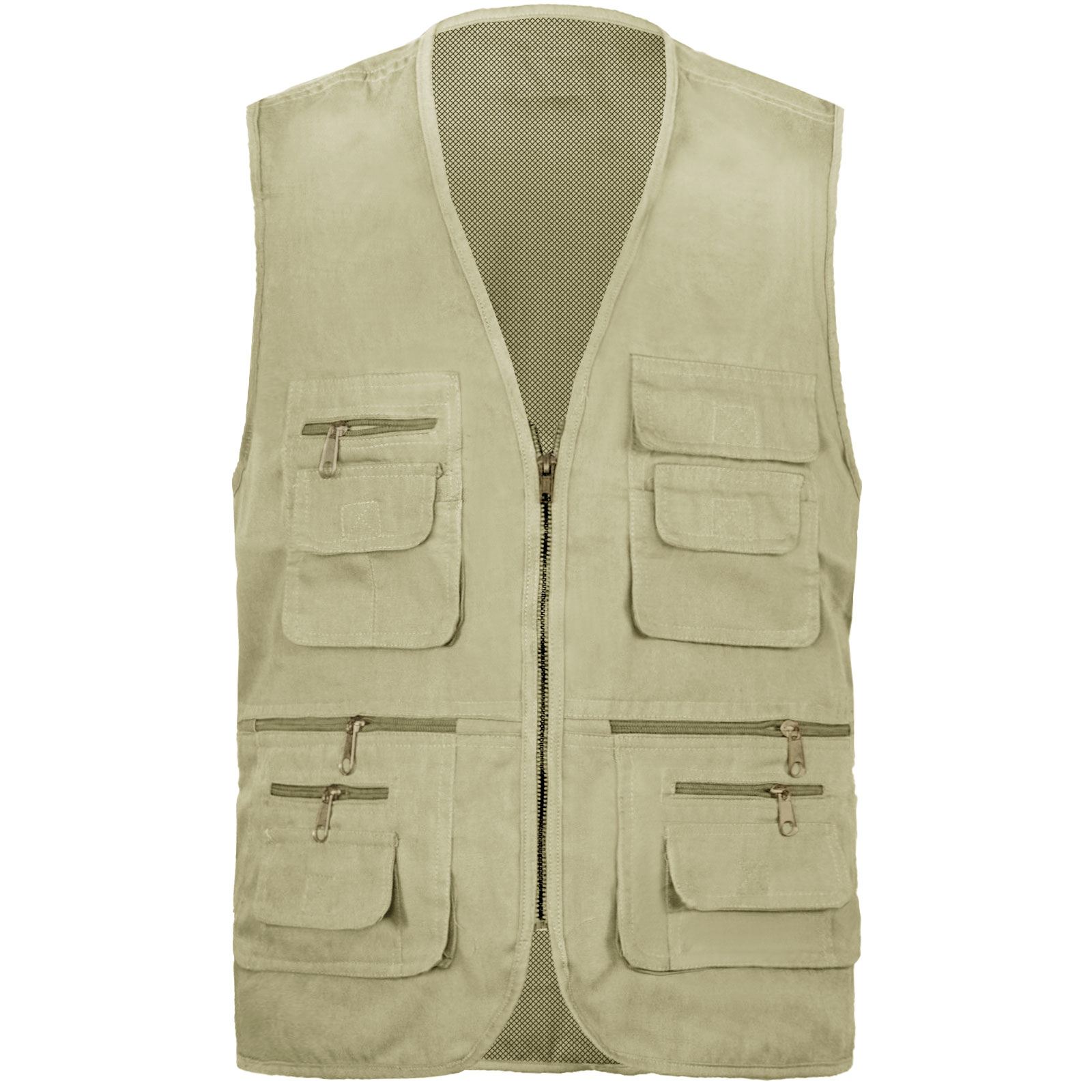 MENS GILET BODY WARMER ACTION WAIST COAT COUNTRY HUNTING SAFARI TOP