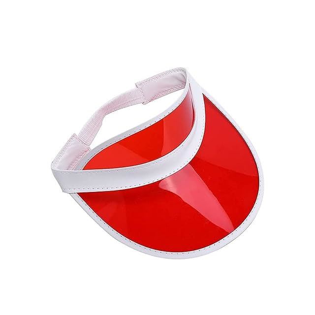 Unisex Neon Retro Sun Visor Hat Headband Cap For Golf Stag Poker Party Hats Lot - Picture 31 of 44