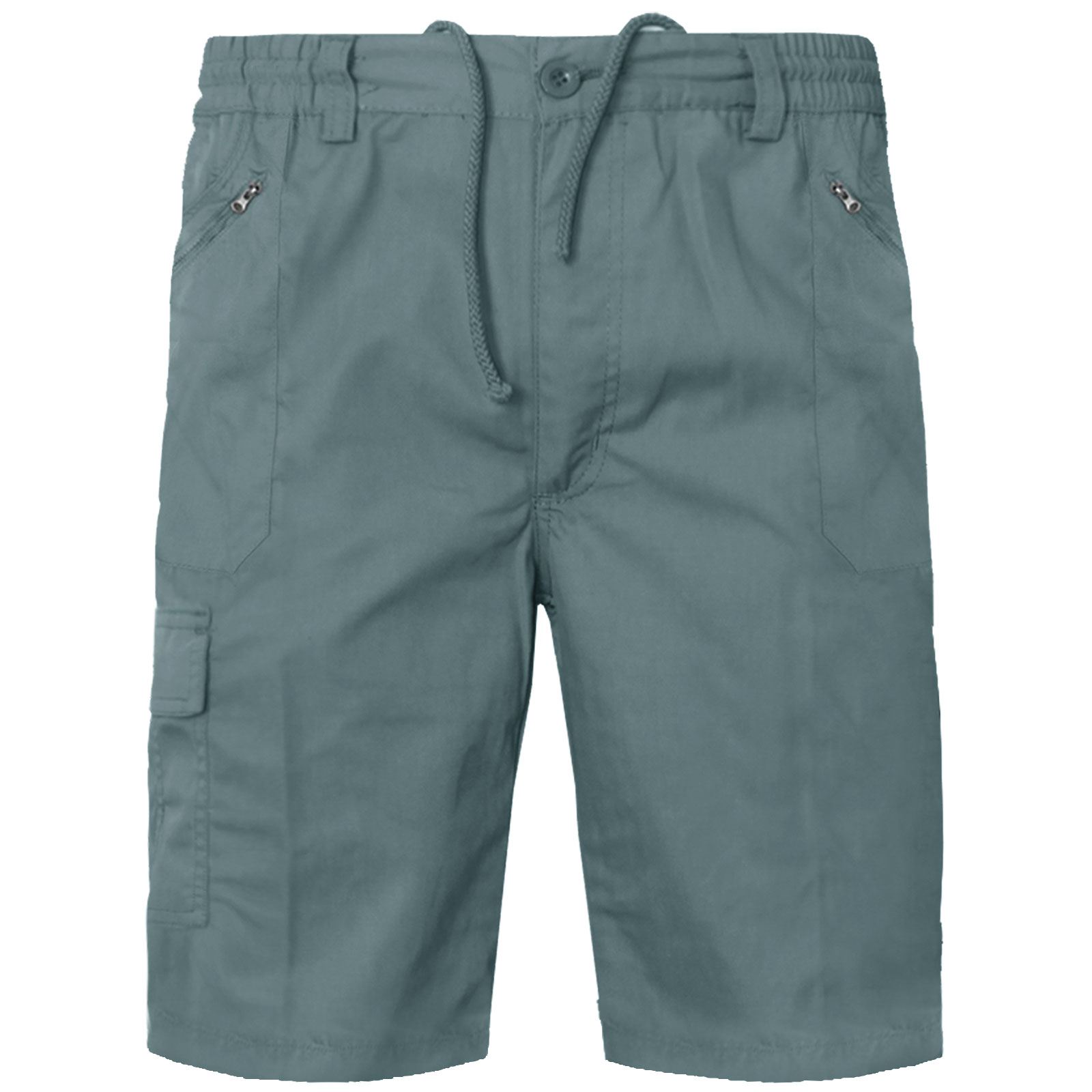 Pantaloncini da Uomo Cargo Combat Tasche Con Zip Sport Corsa Palestra Spiaggia Taglie Forti Pantaloni