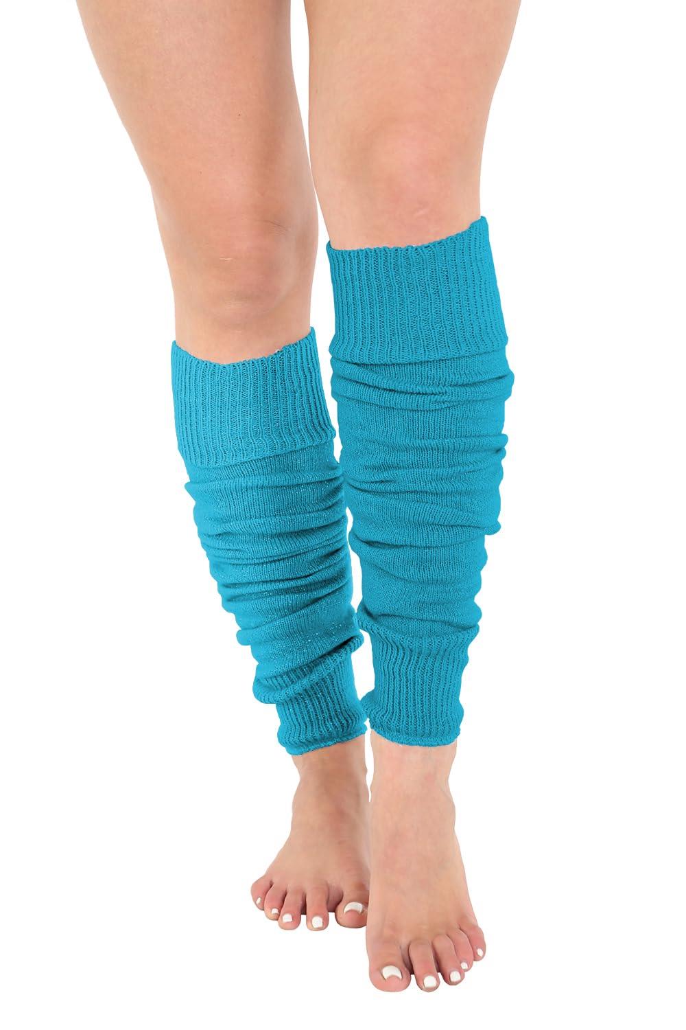 GIRLS TUTU LEG WARMERS 80’S WOMENS FANCY DRESS LADIES DANCE KNEE SOCKS ACCESSORY - Picture 23 of 31