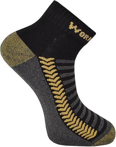 Mens Work Socks Heavy Duty Low Cut Breathable Athletic Ankle Sports Socks 6-11 - Picture 10 of 10