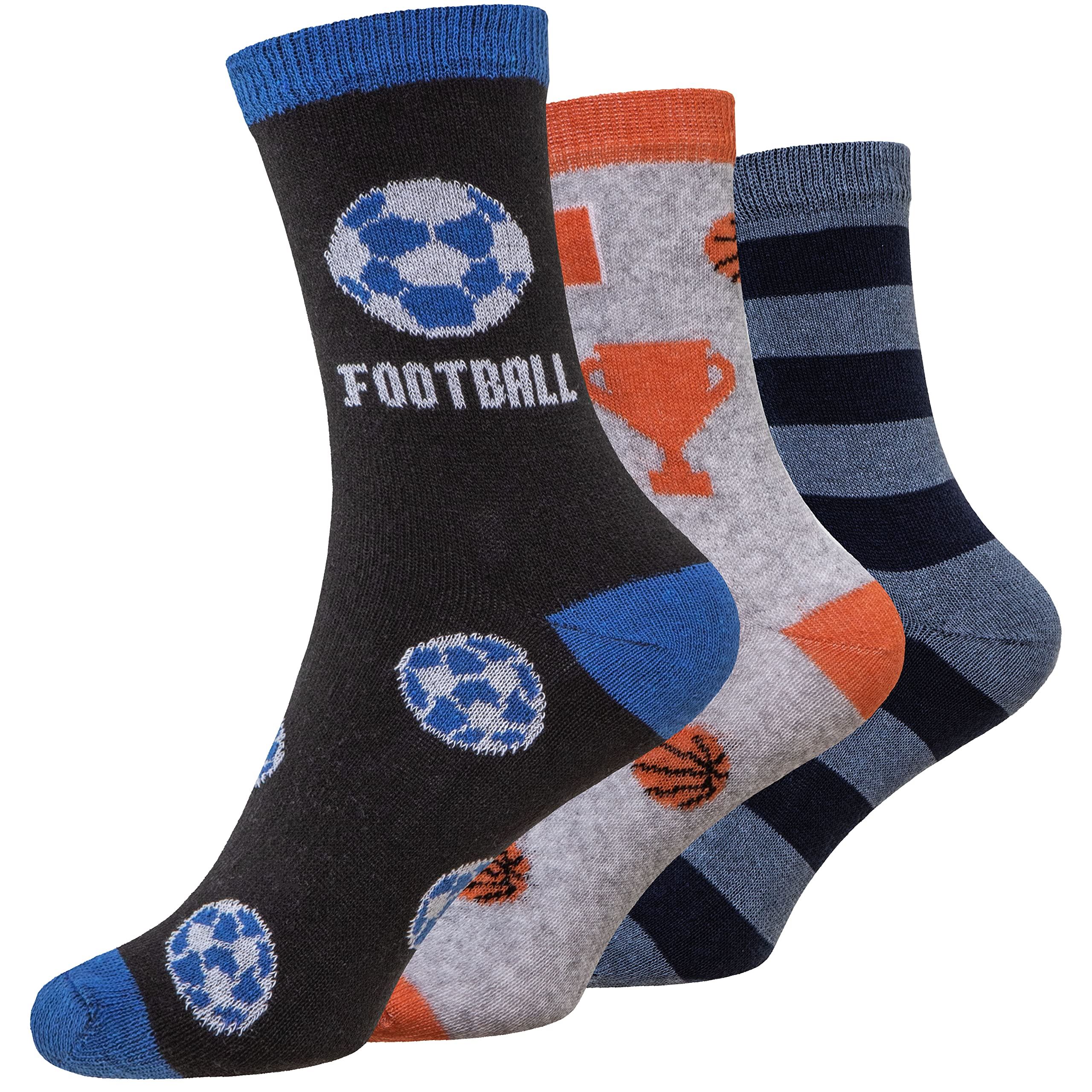 3/6 Pairs Girls Boys Kids Crew Socks Childrens Novelty Character Funky Designs - Picture 22 of 53