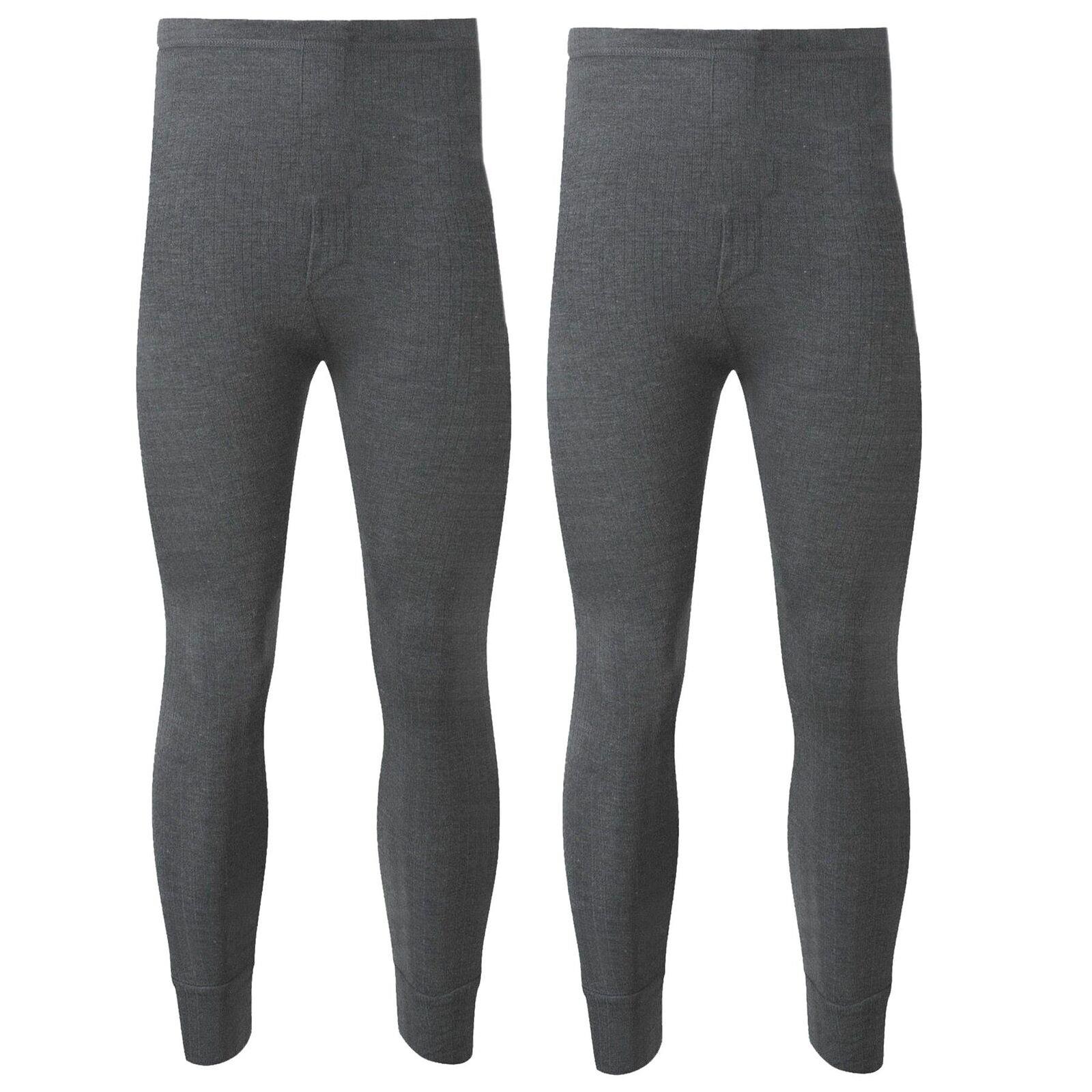 2 Pack Mens Thermal Long Johns Warm Winter Base layer Bottoms Underwear Trouser - Picture 15 of 17