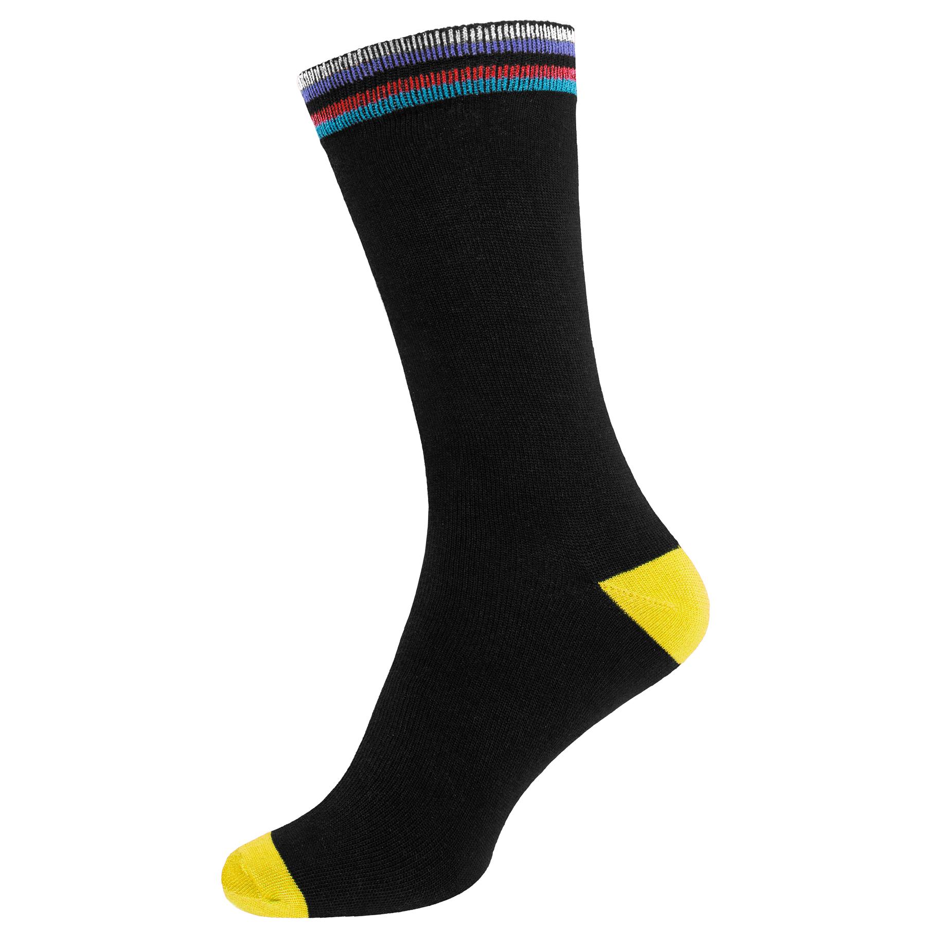 Mens Moon Funky Design Socks Bright Cotton Rich Coloured Stripes Size 6-11 - Picture 9 of 72