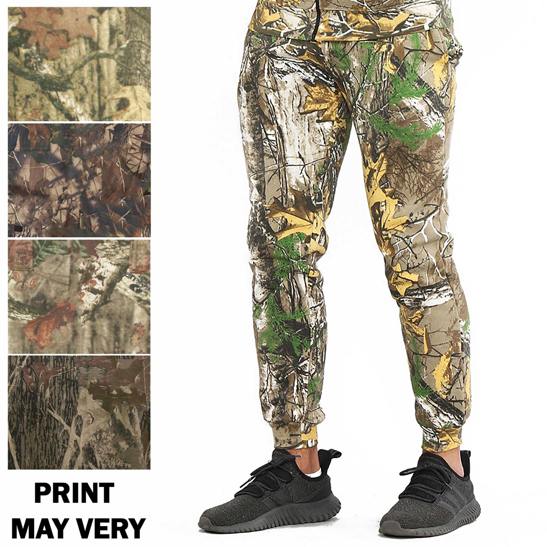 New Mens Camouflage Jungle Print Trousers Combat Sports Gym Jogging Sweat Pants - Picture 6 of 6