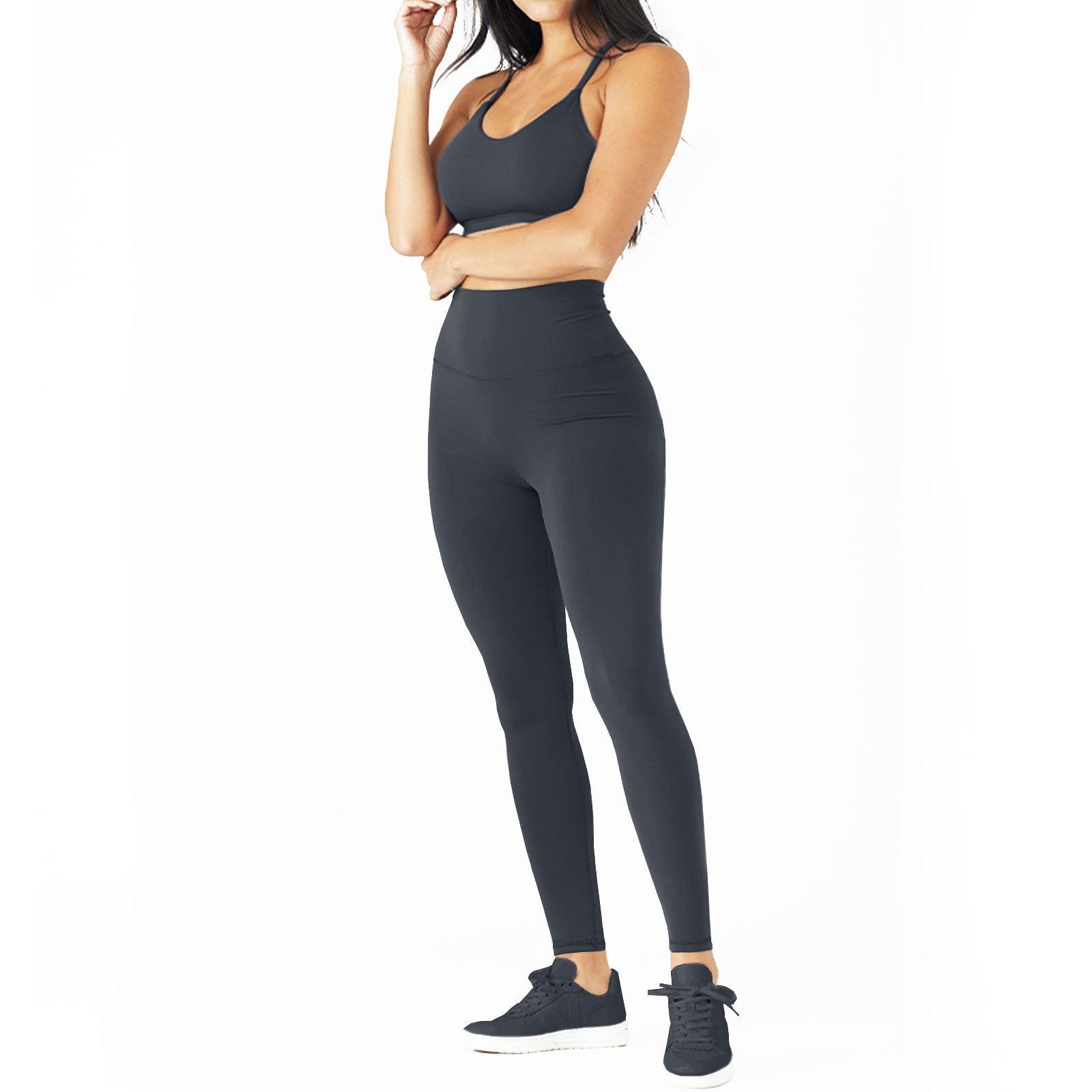 Ladies High Waist Tummy Control Leggings Thick Brushed Fleece Elasticated Waist - Picture 62 of 62