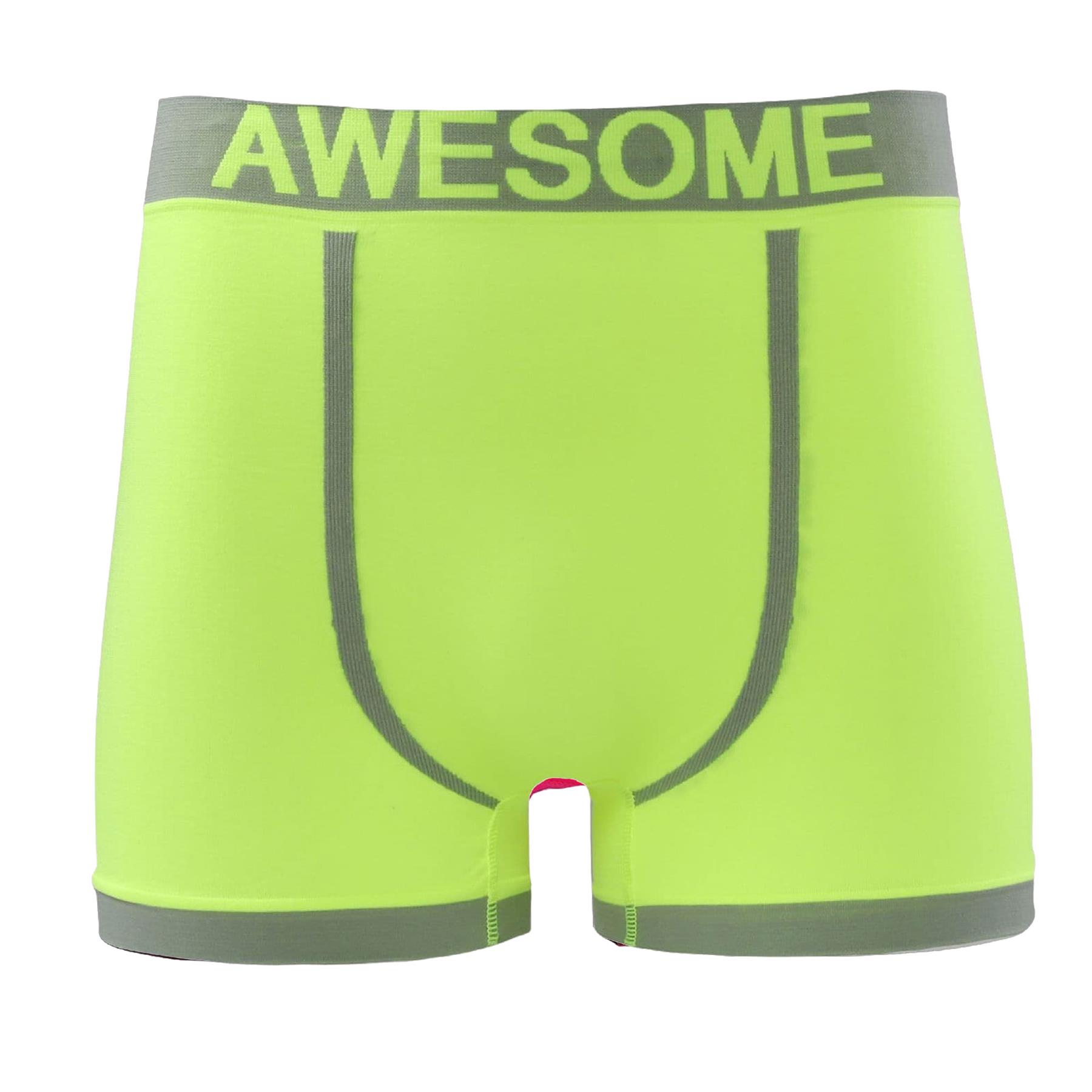 12 Pack Mens Neon Boxer Shorts Classic Sports Trunk Brief Adult Underwear S-2XL - Picture 7 of 10