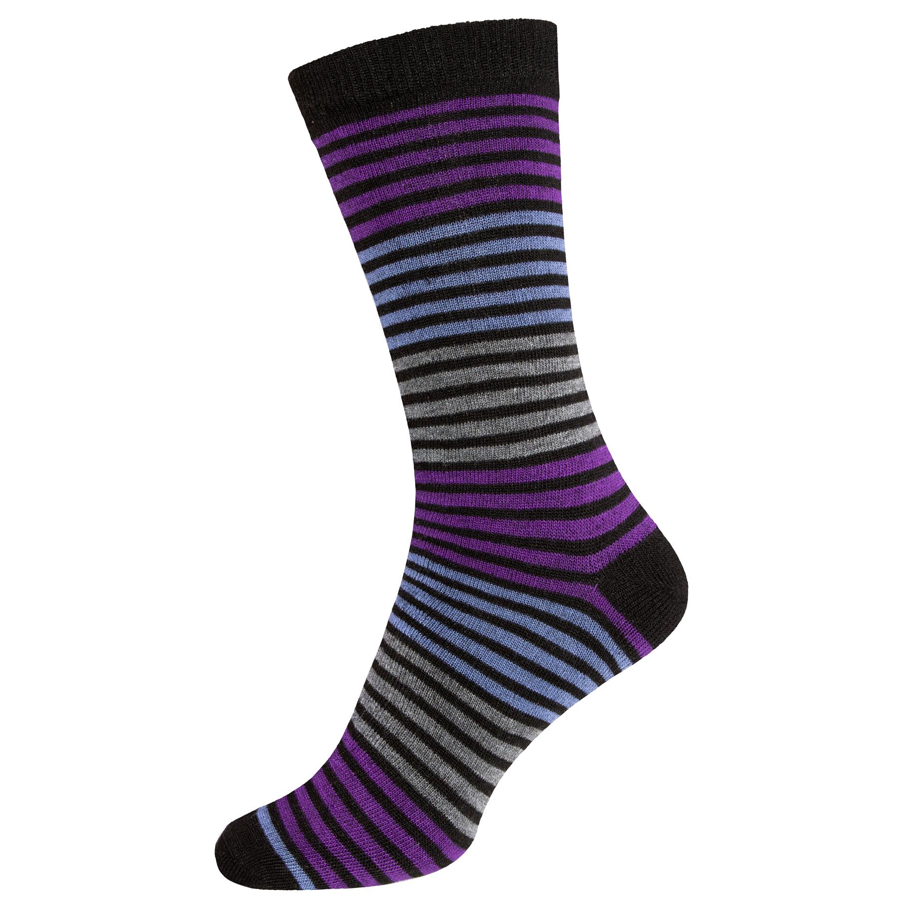 Mens Moon Funky Design Socks Bright Cotton Rich Coloured Stripes Size 6-11 - Picture 41 of 72