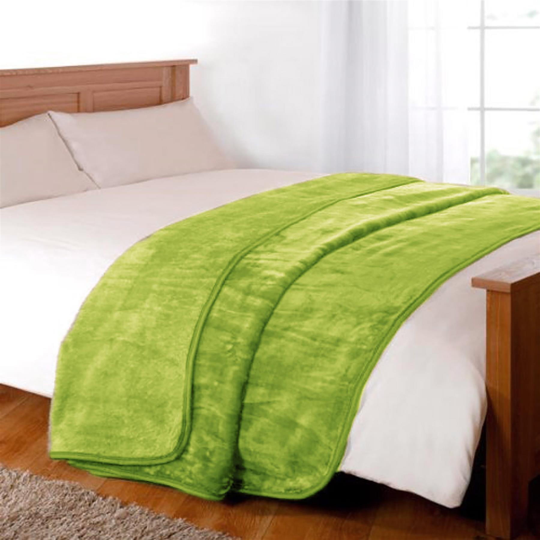 LUXURY FAUX FUR BLANKET BED THROW SOFA SOFT WARM FLEECE THROW SINGLE DOUBLE KING - Picture 20 of 62