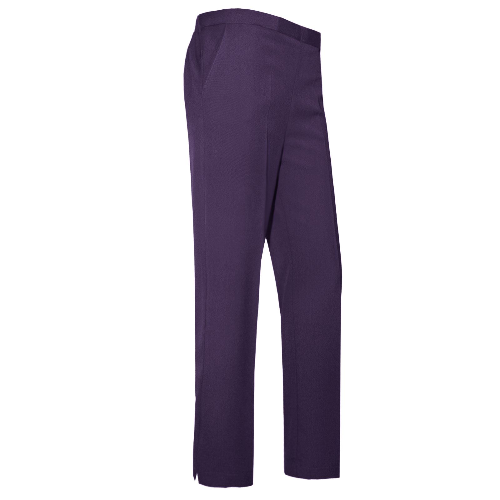 LADIES WOMEN CLASSIC TROUSERS PANTS GIRLS SCHOOL UNIFORM OFFICE ELASTIC