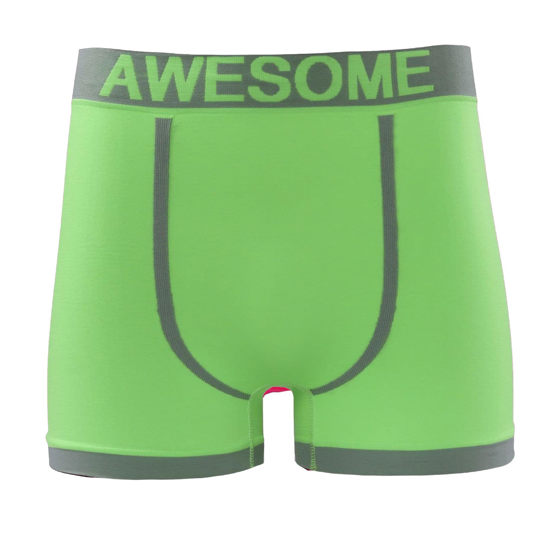 12 Pack Mens Neon Boxer Shorts Classic Sports Trunk Brief Adult Underwear S-2XL - Picture 5 of 10