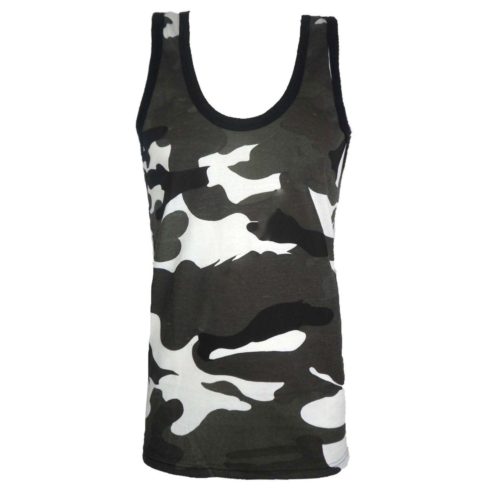 Mens Vests Cotton Gym Training Sleeveless Summer Plain Muscle Tank Tops S-5XL - Picture 32 of 35