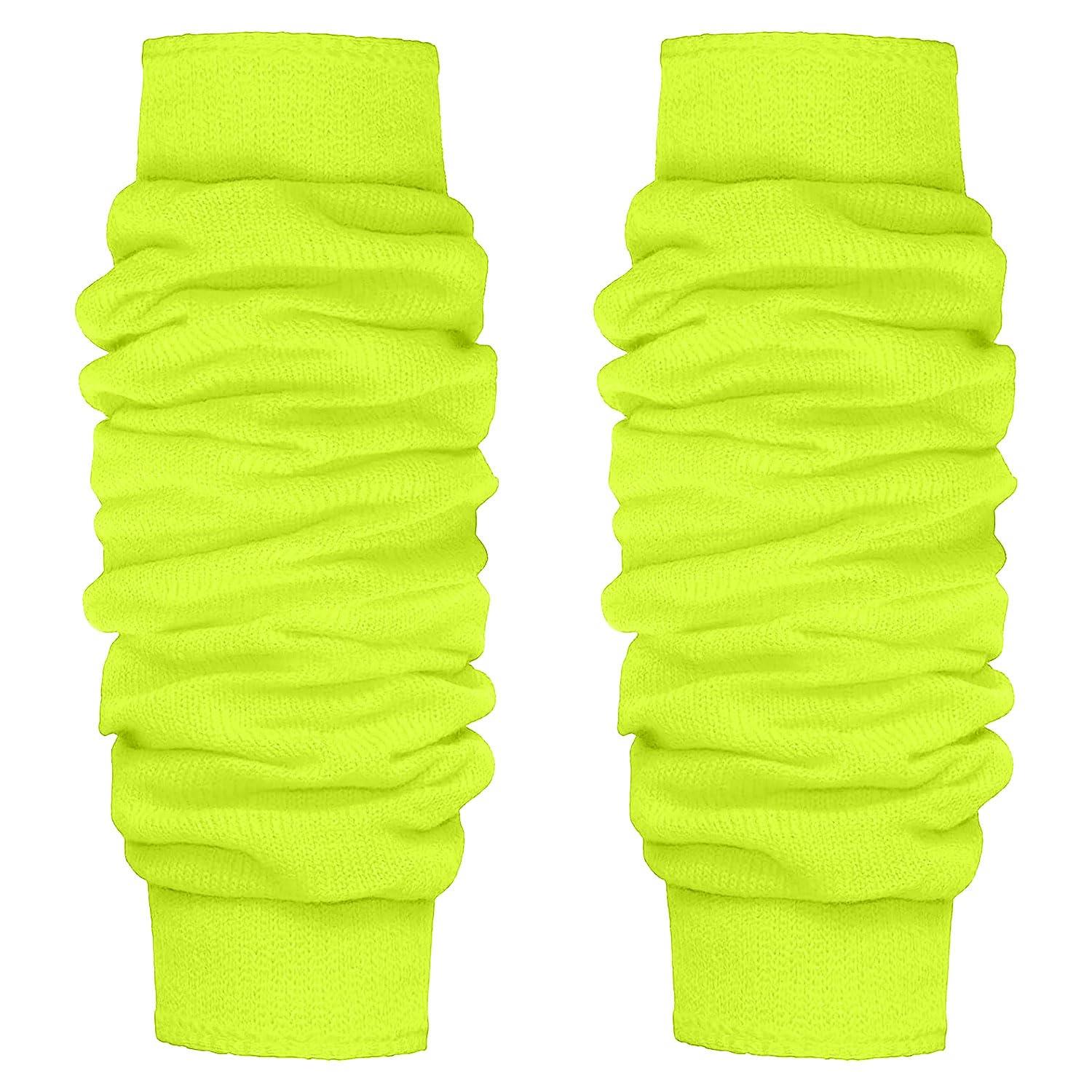 GIRLS TUTU LEG WARMERS 80’S WOMENS FANCY DRESS LADIES DANCE KNEE SOCKS ACCESSORY - Picture 28 of 31