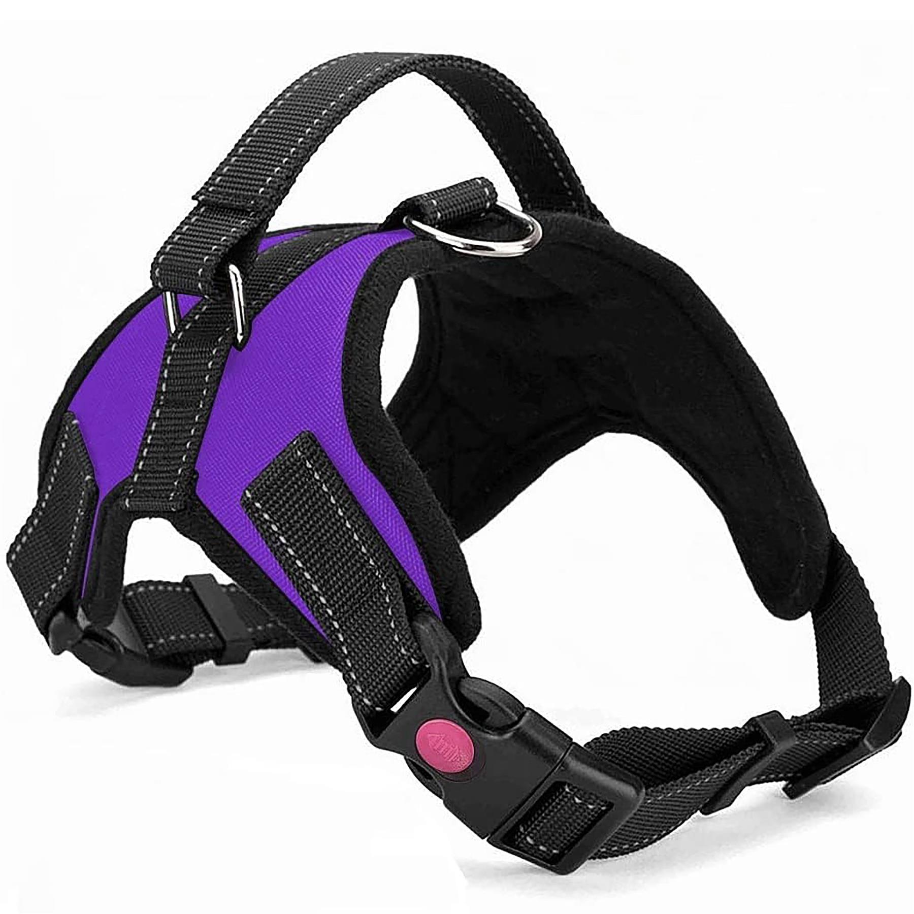 Dog Harness No Pull Strong For Anti Pull Adjustable Soft Reflective Safety Vest
