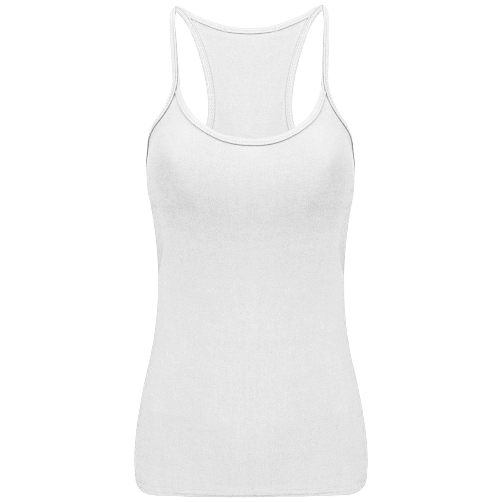 WOMENS LADIES VEST TOP PARTY LYCRA NEON STRETCH RACER BACK DANCE TUTU