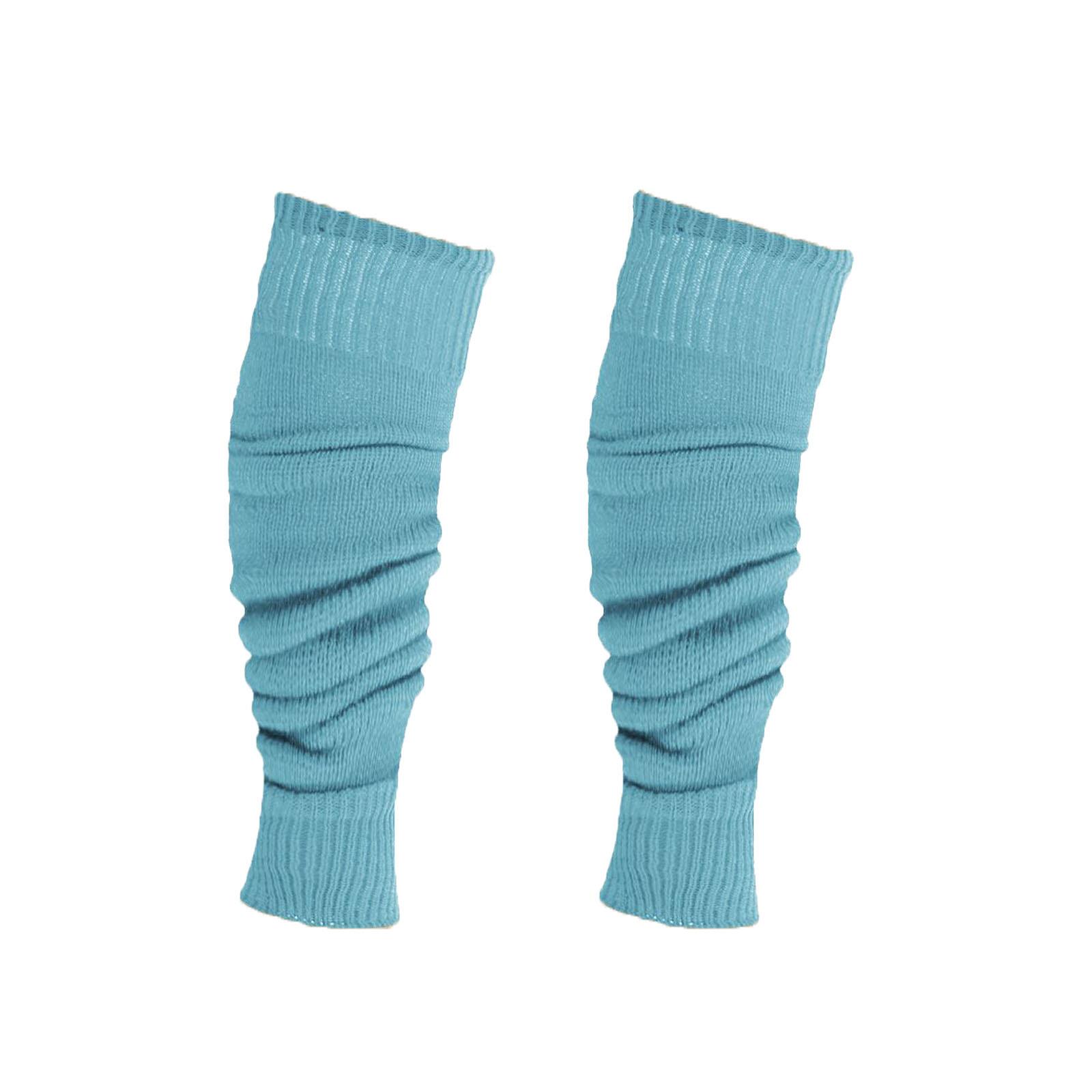 GIRLS TUTU LEG WARMERS 80’S WOMENS FANCY DRESS LADIES DANCE KNEE SOCKS ACCESSORY - Picture 2 of 31