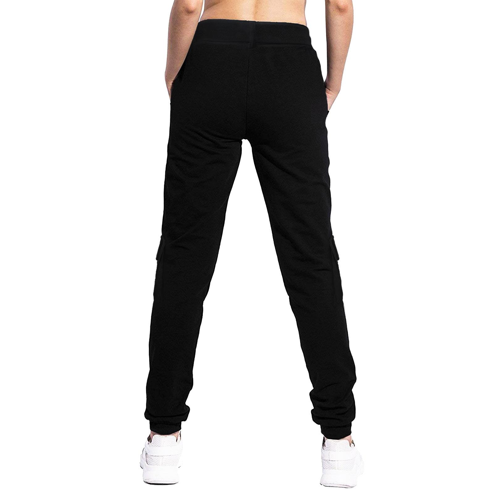 Ladies Cargo Combat Trousers Stretch Womens Elasticated Cotton Joggers Pants - Picture 12 of 51
