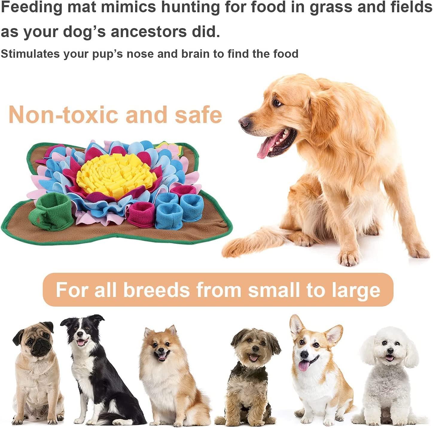 Snuffle Mat For Dogs Pet Feeding Puzzle Sniffing Washable Puppy