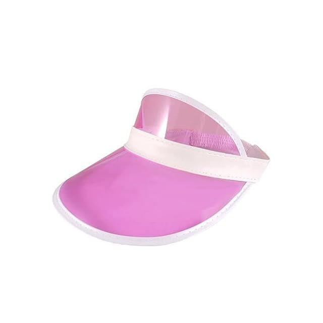 Unisex Neon Retro Sun Visor Hat Headband Cap For Golf Stag Poker Party Hats Lot - Picture 16 of 44