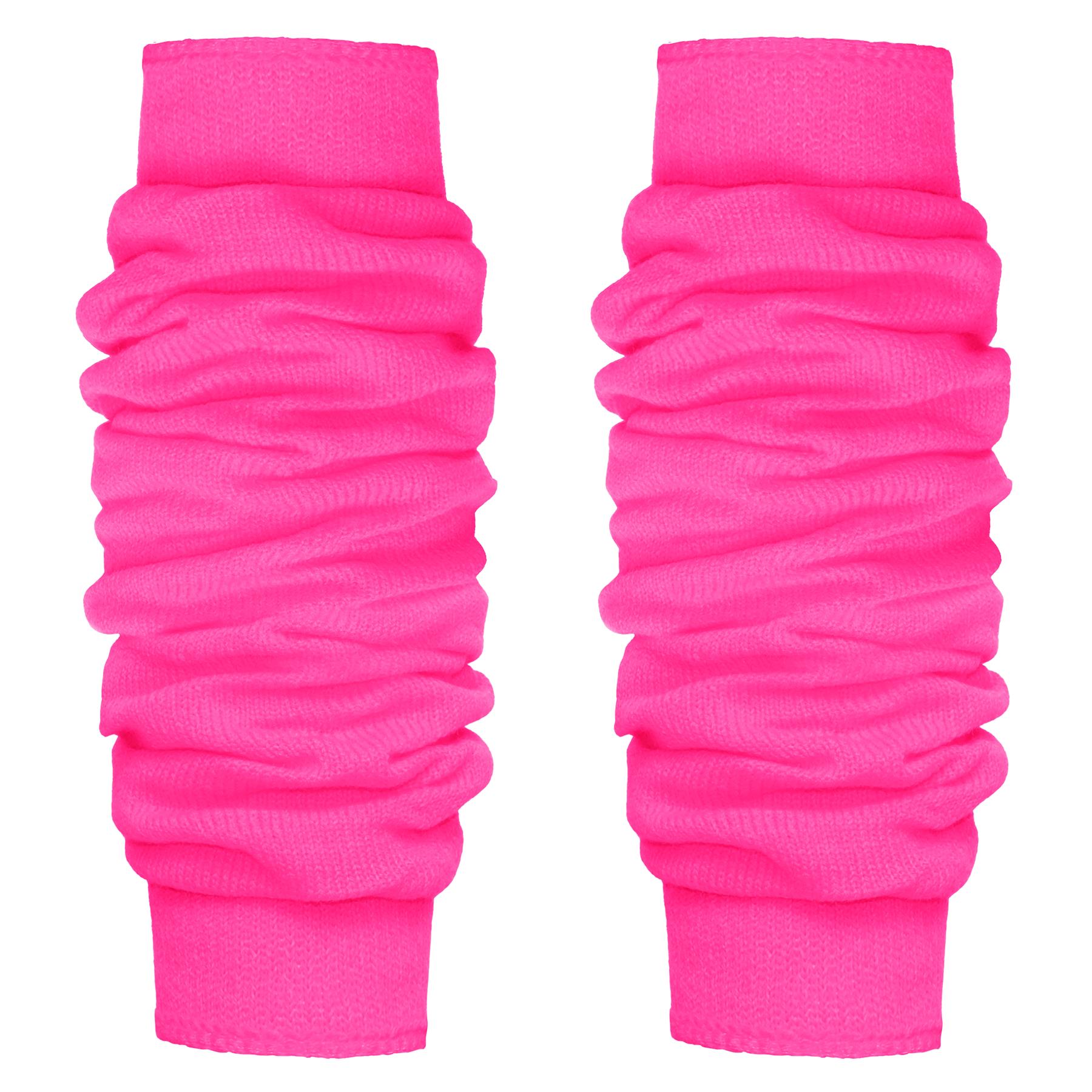 GIRLS TUTU LEG WARMERS 80’S WOMENS FANCY DRESS LADIES DANCE KNEE SOCKS ACCESSORY - Picture 8 of 31
