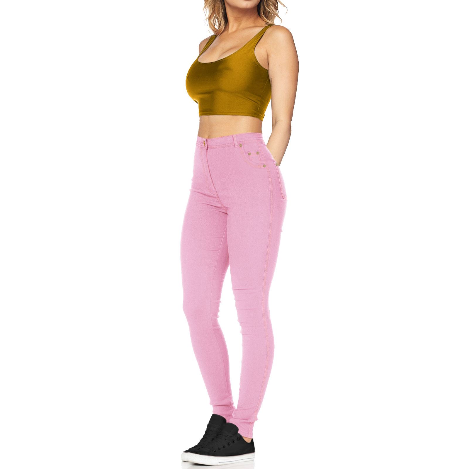 stretchy high waisted pants