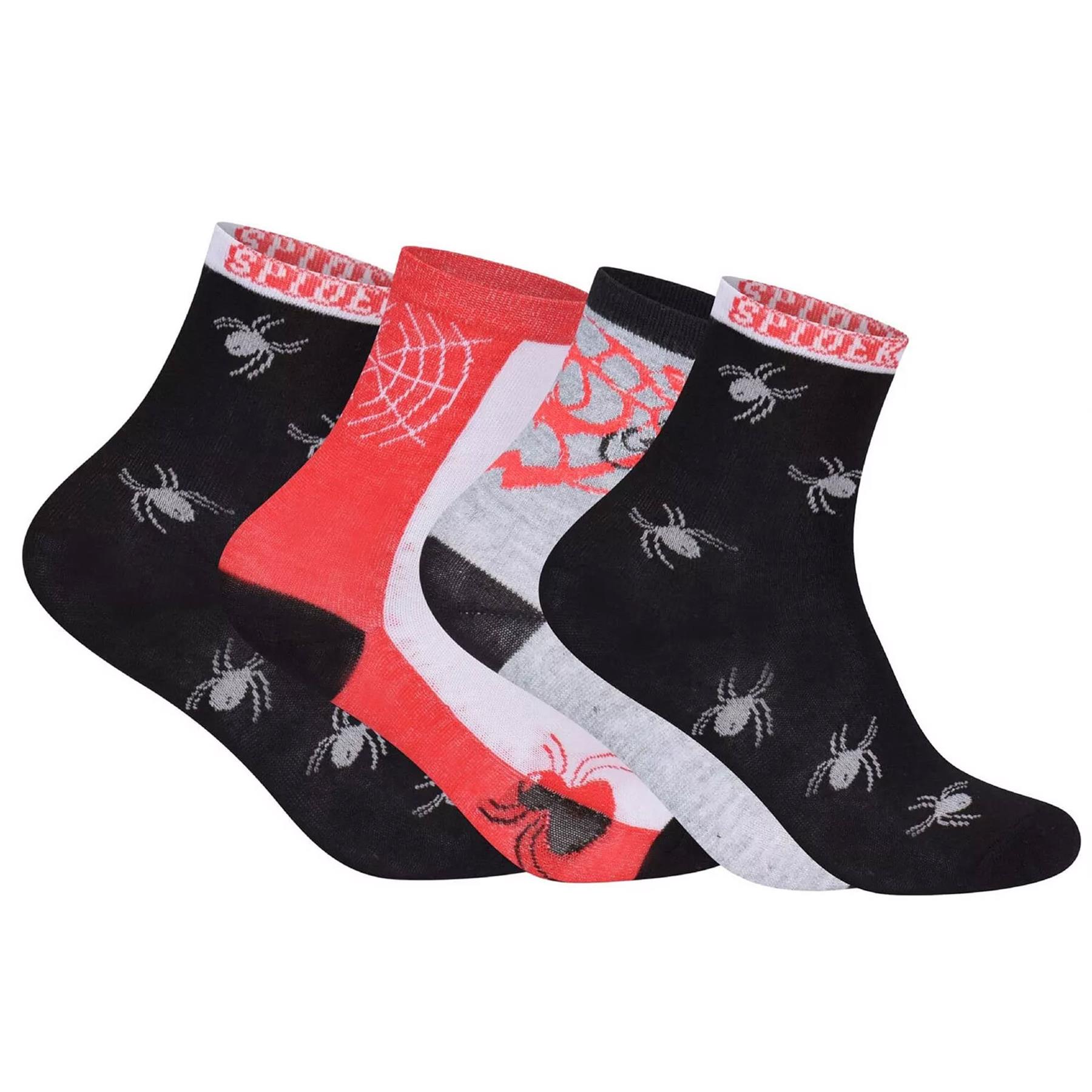 3/6 Pairs Girls Boys Kids Crew Socks Childrens Novelty Character Funky Designs - Picture 43 of 53
