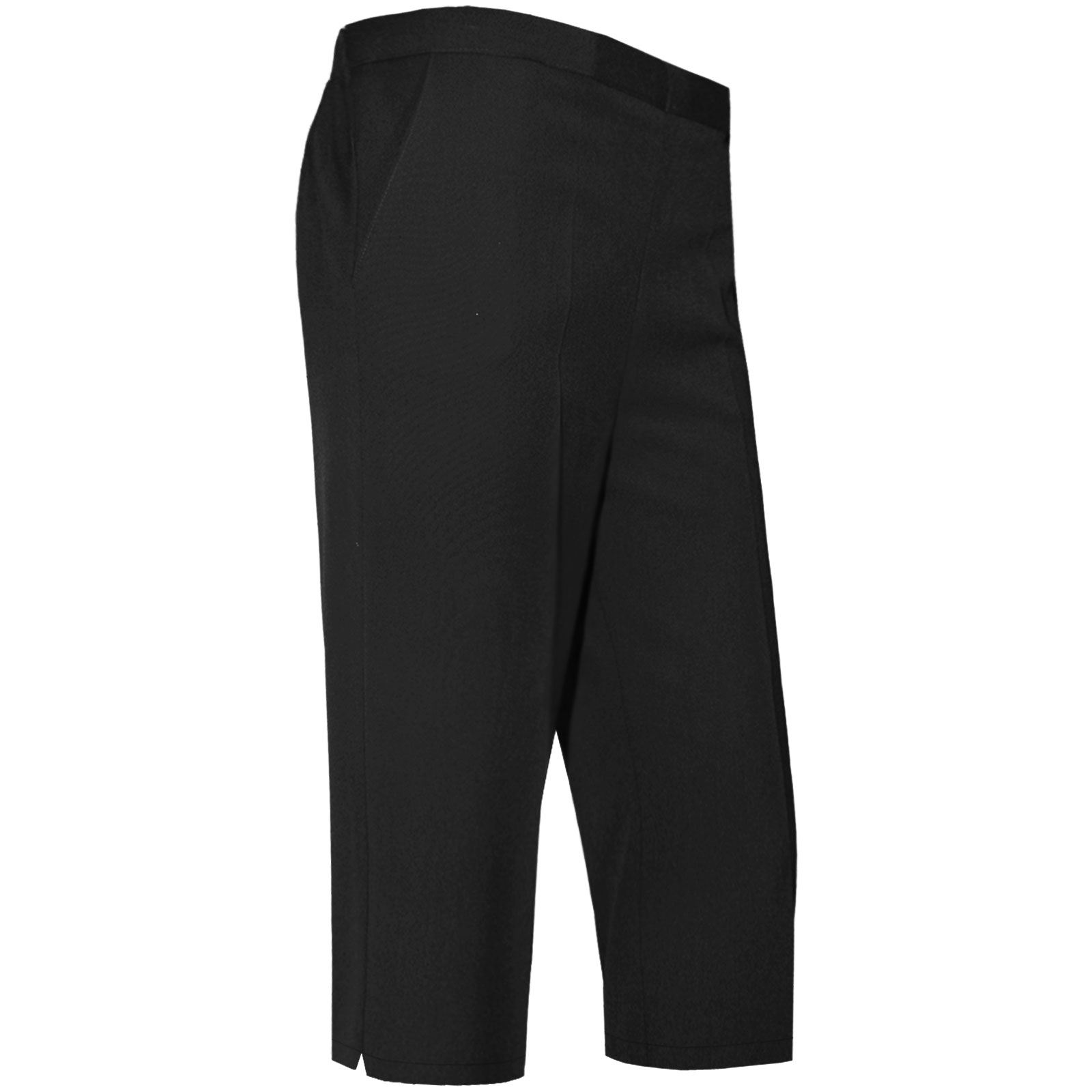 LADIES 3/4 CAPRI SHORTS ELASTICATED WAIST CROPPED STRETCHY LEGGING