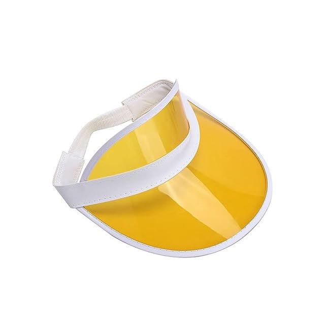 Unisex Neon Retro Sun Visor Hat Headband Cap For Golf Stag Poker Party Hats Lot - Picture 40 of 44