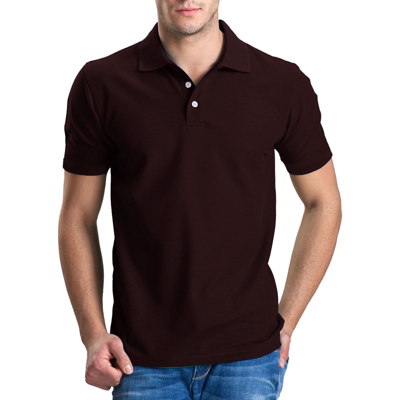 SXXL MENS POLO TOPS TSHIRTS SHORT SLEEVES TEES PIQUE COLLAR SPORTS