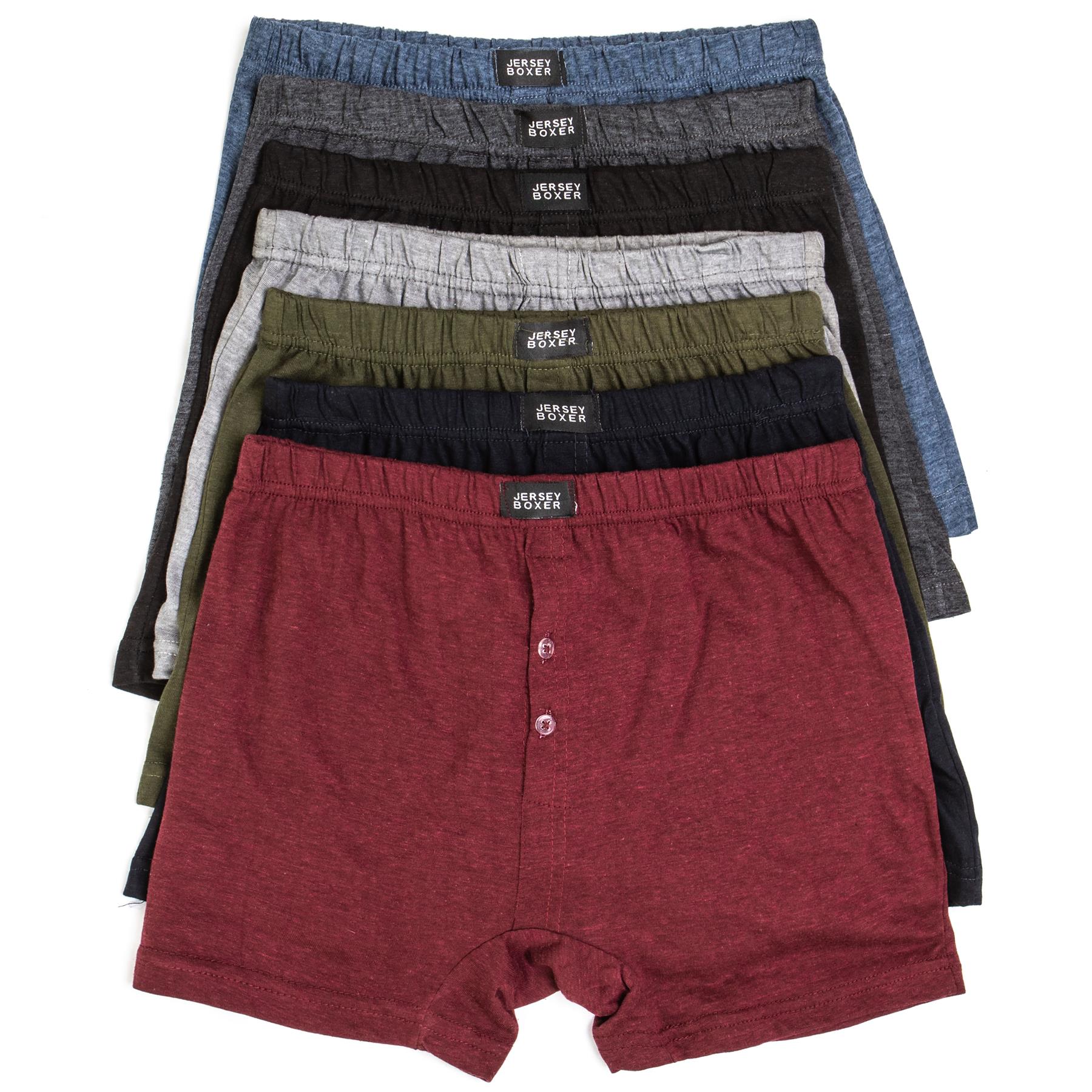 3 6 12 PACK MENS CLASSIC BOXER SHORTS BRIEFS COMFORT FIT JERSEY UNDERWEAR PANTS