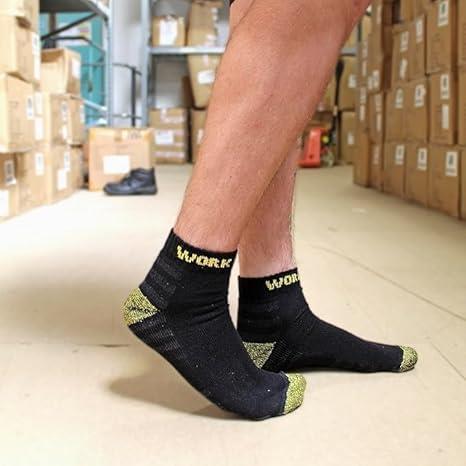 Mens Work Socks Heavy Duty Low Cut Breathable Athletic Ankle Sports Socks 6-11 - Picture 7 of 10