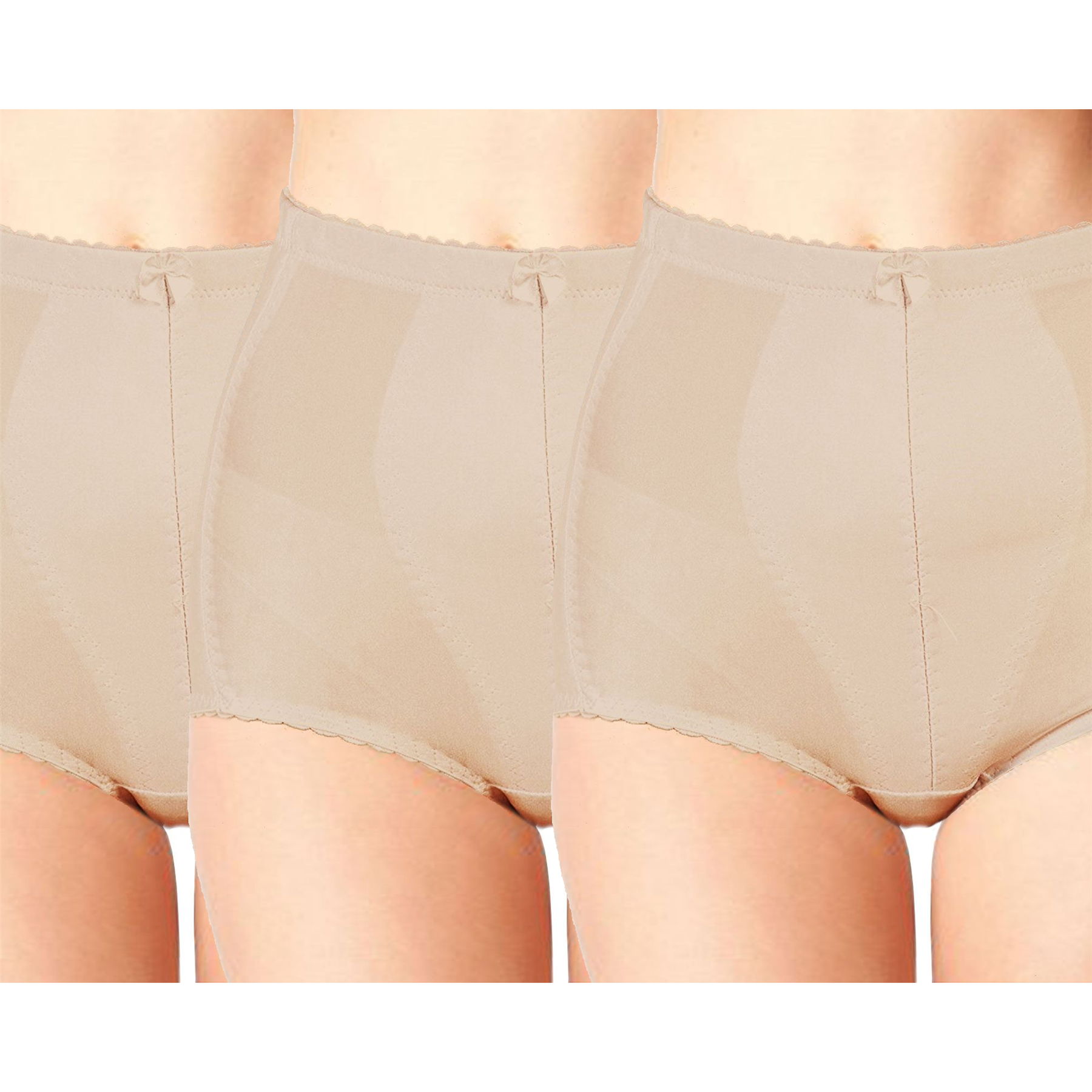 LADIES WOMENS GIRDLE BRIEFS MEDIUM CONTROL SUPPORT KNICKERS BODY SHAPER PANTIES - Picture 3 of 10