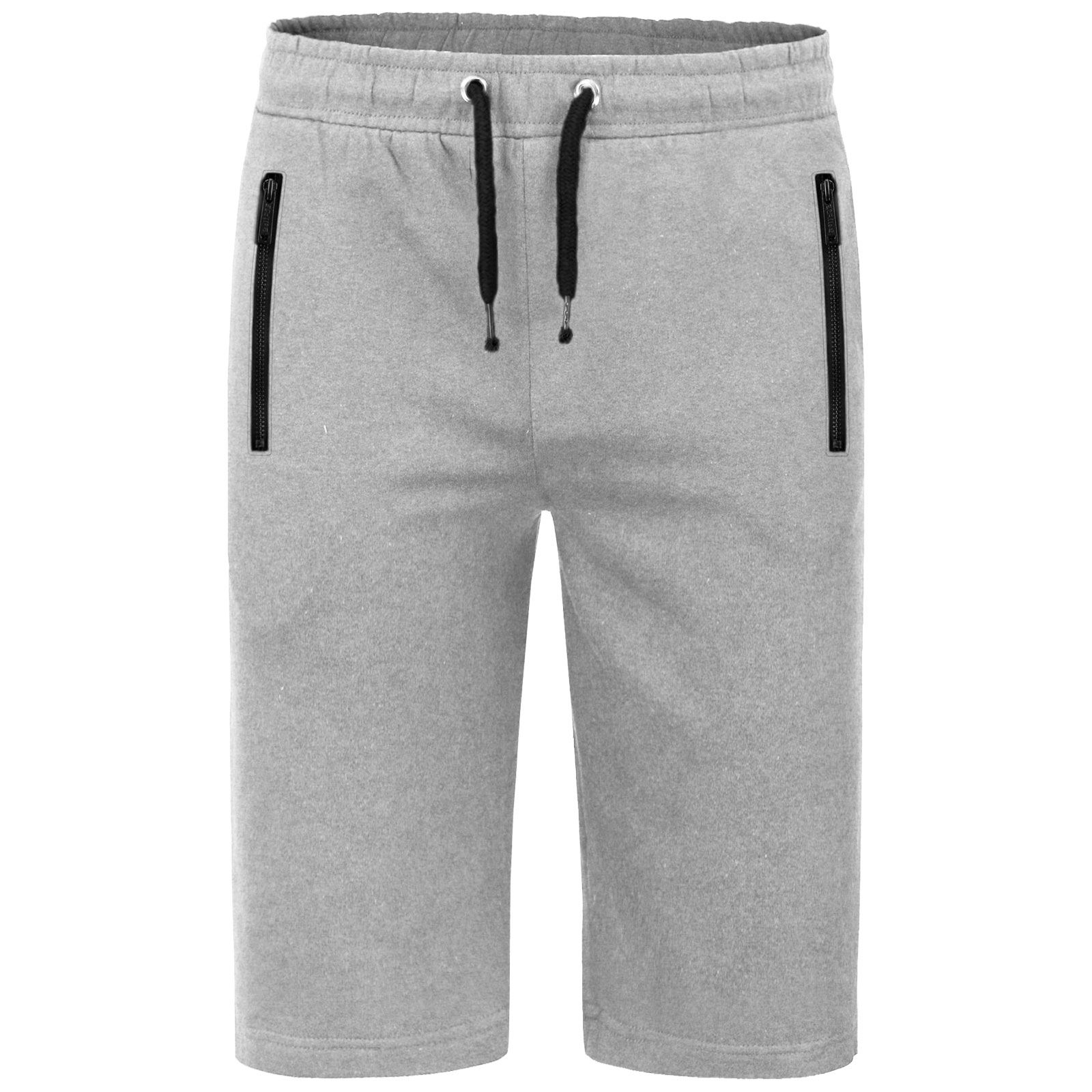 MENS 3/4 SHORTS SWEAT JOGGER SUMMER POCKET FLEECE JERSEY JOGGING SPORTS GYM PANT | eBay