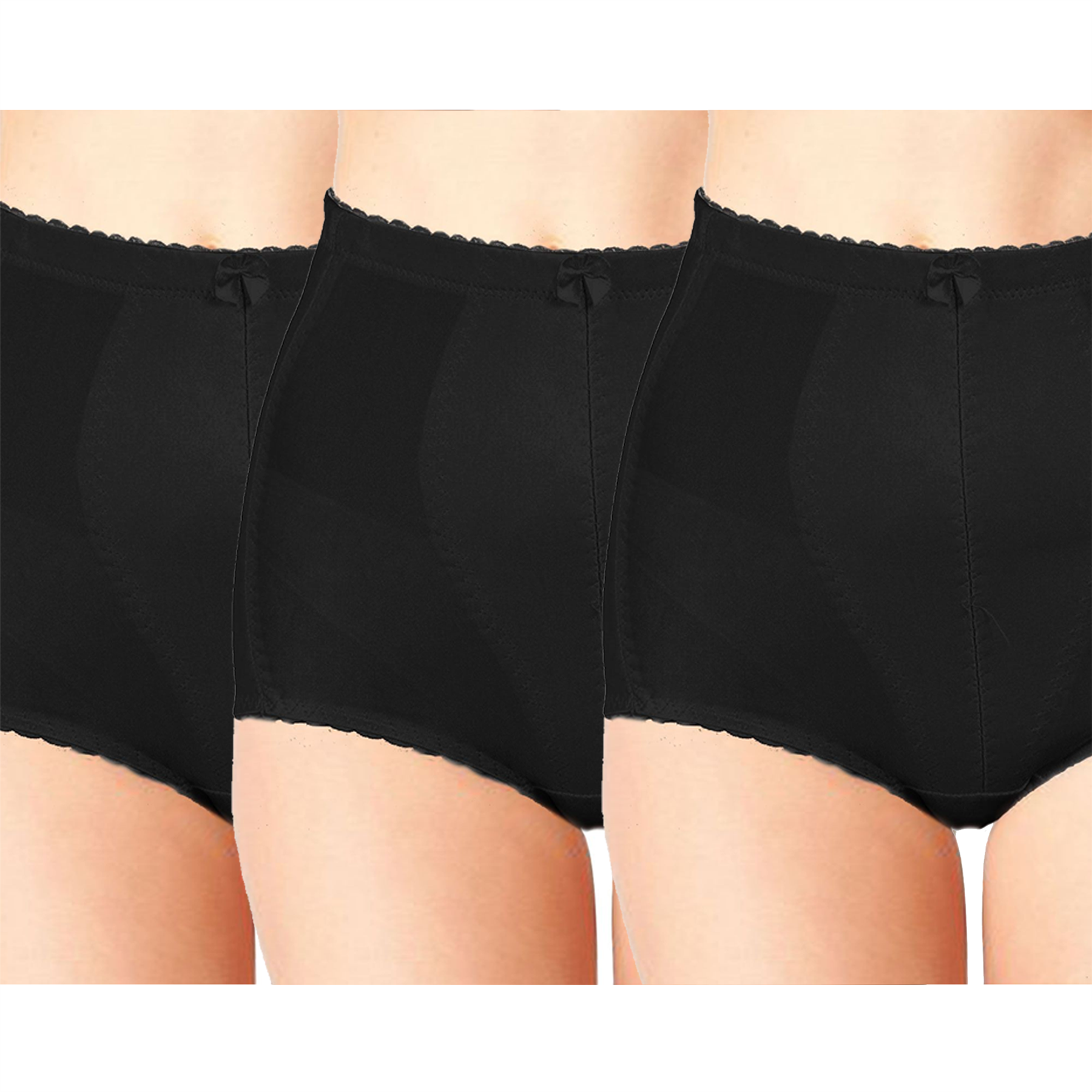 Womens Medium Control Girdle Briefs Ladies Tummy Support Knicker Body Shapewear - Picture 3 of 12