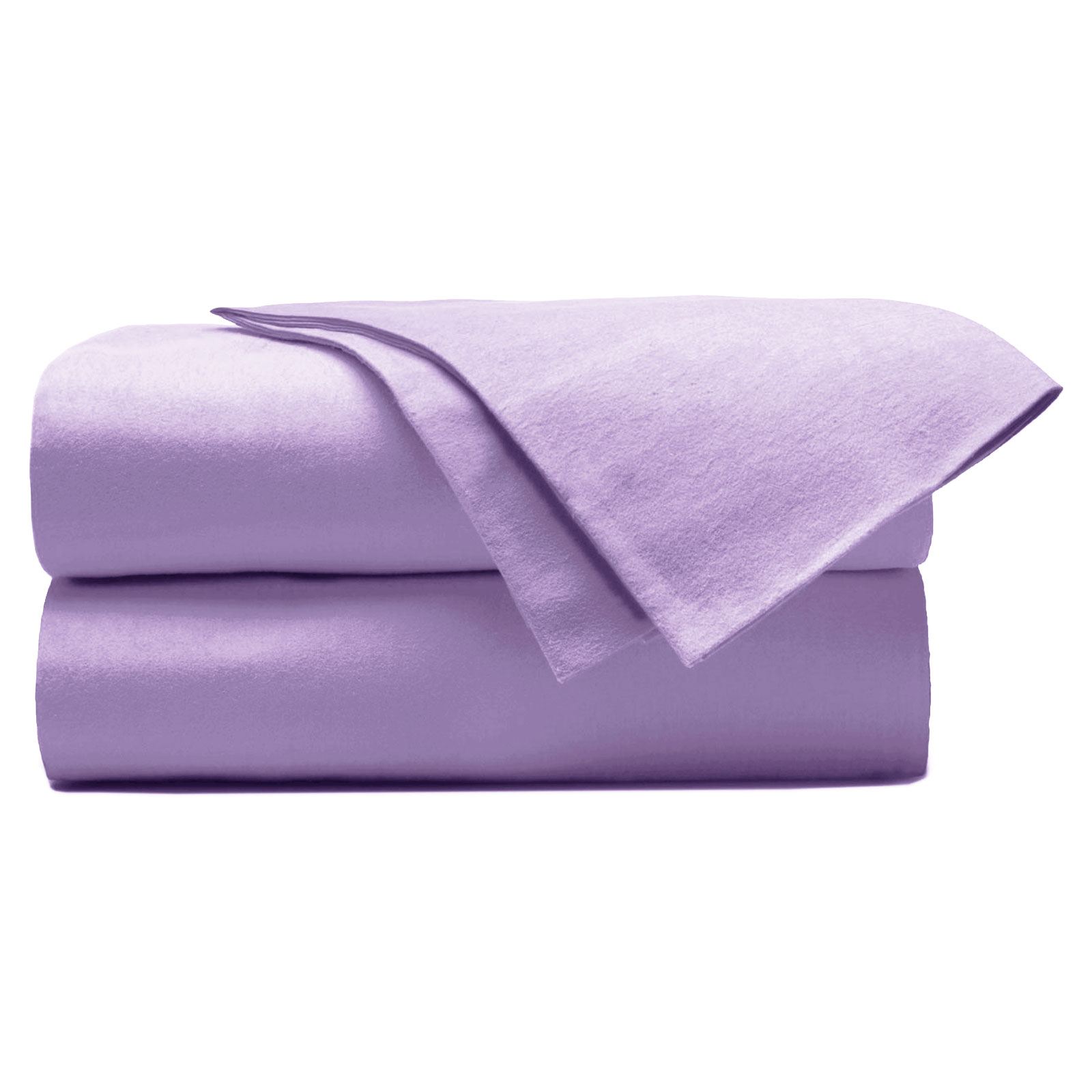 FLANNELETTE COTTON DUVET BRUSHED DYED FITTED PLAIN BED SHEETWITH PILLOW CASES - Bild 3 von 6