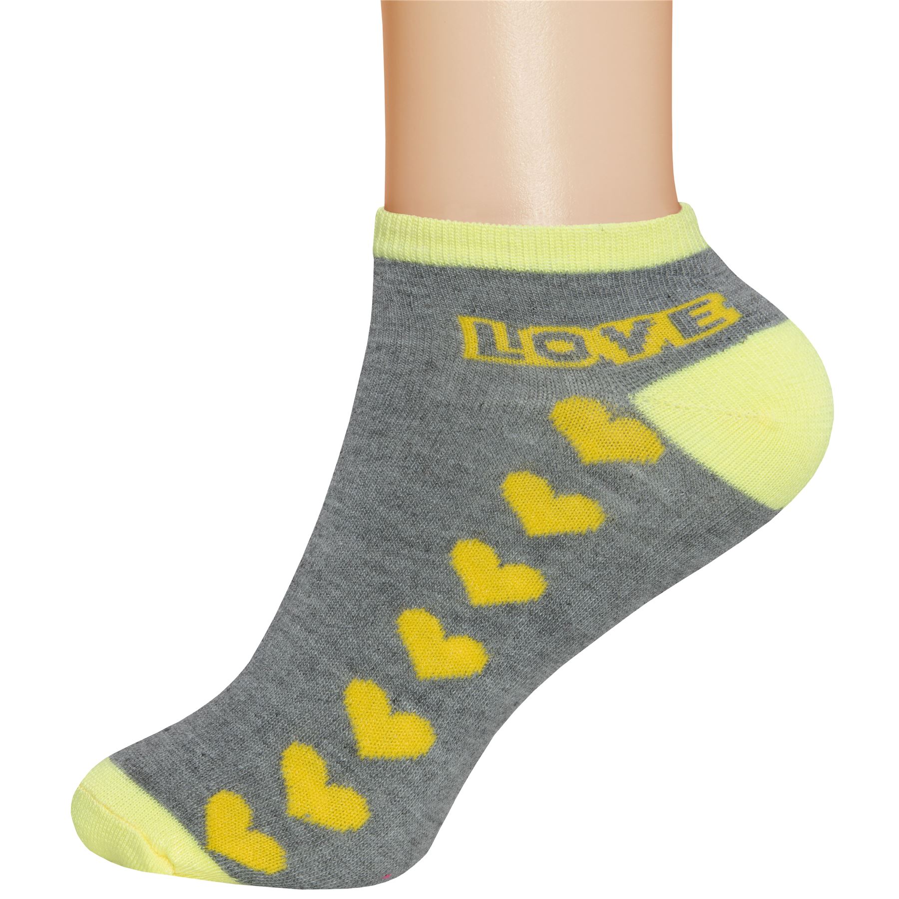 3 Pairs Ladies Trainer Socks Girls Liner Sports Adults Womens Funky