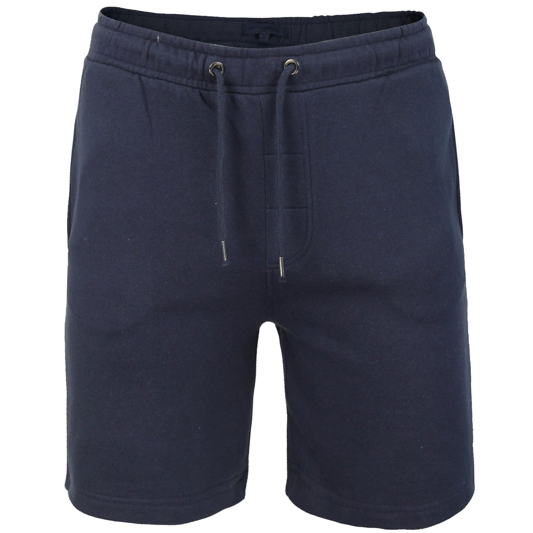 Mens Fleece Shorts With Zip Pockets Elasticated Waist Summer Gym Running Joggers - Picture 12 of 16