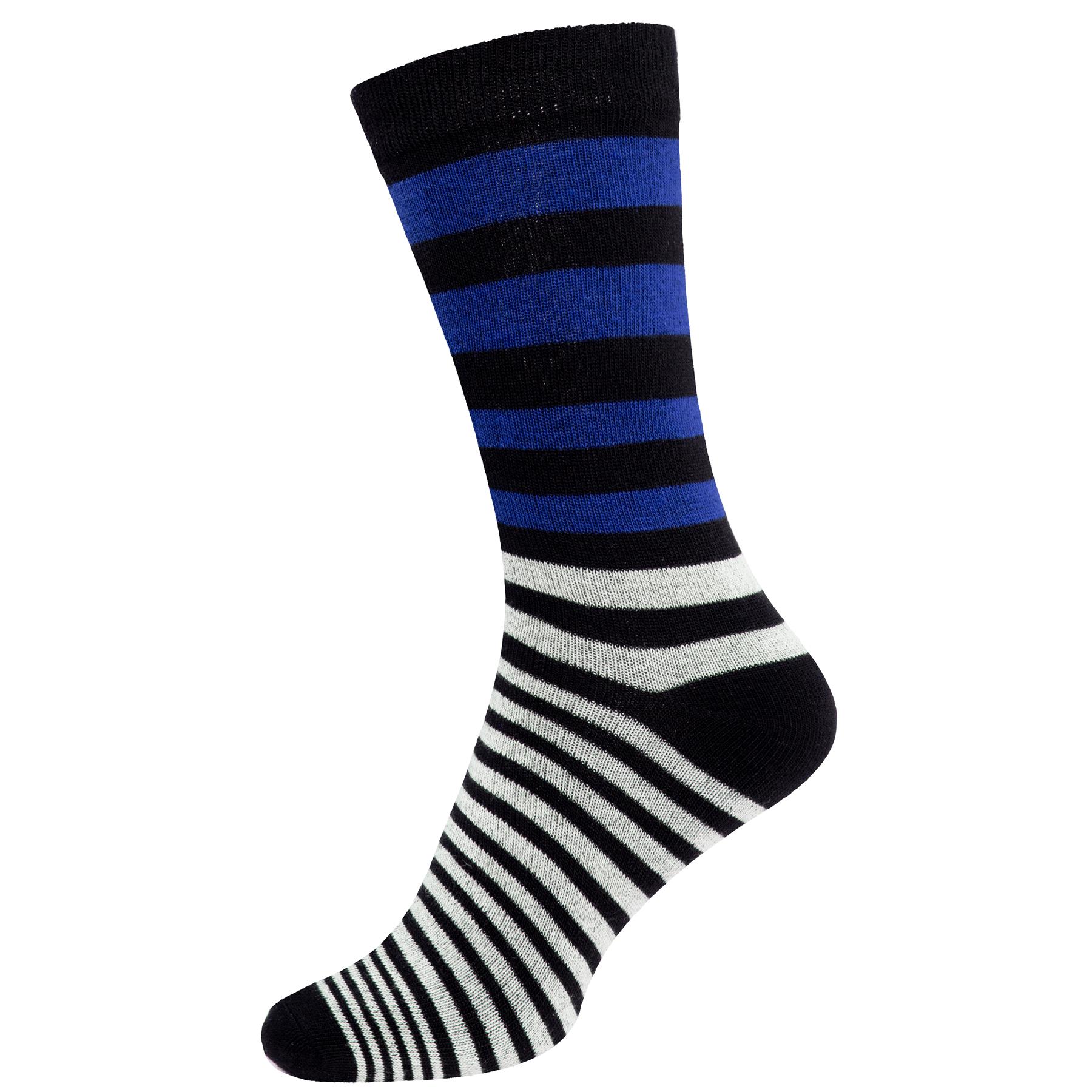 Mens Moon Funky Design Socks Bright Cotton Rich Coloured Stripes Size 6-11 - Picture 38 of 72