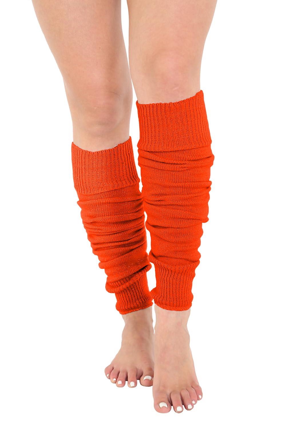 GIRLS TUTU LEG WARMERS 80’S WOMENS FANCY DRESS LADIES DANCE KNEE SOCKS ACCESSORY - Picture 21 of 31