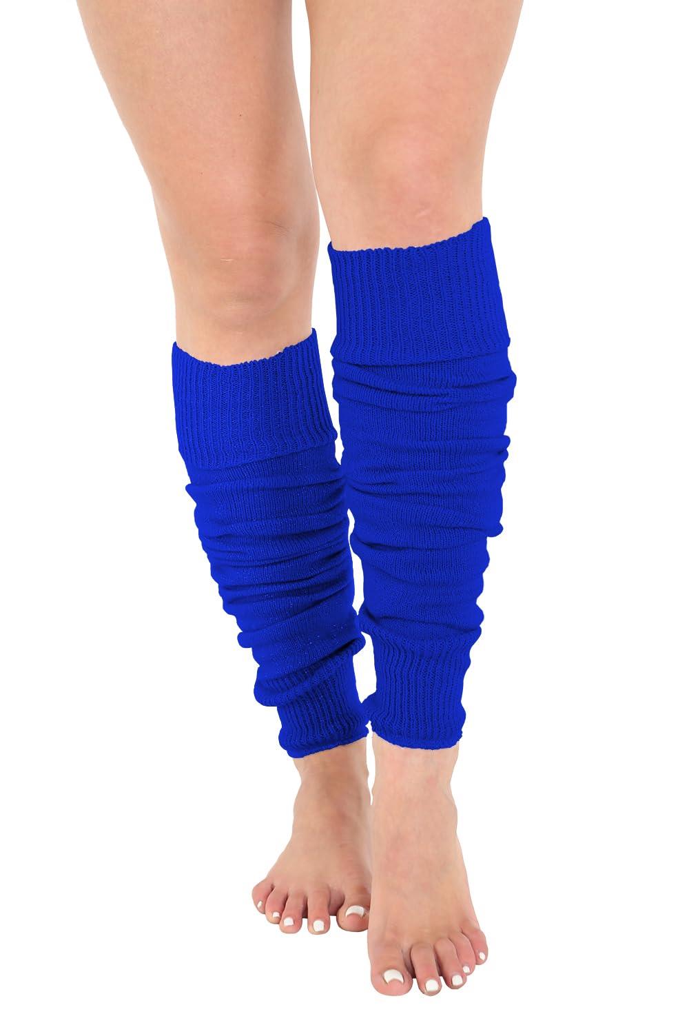 GIRLS TUTU LEG WARMERS 80’S WOMENS FANCY DRESS LADIES DANCE KNEE SOCKS ACCESSORY - Picture 22 of 31