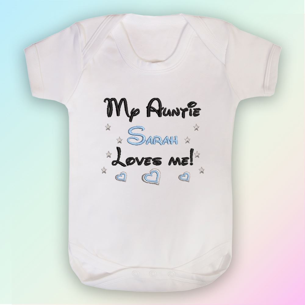 0-3 Months Embroidered Sleepsuit in White Personalised 1st Christmas Lockdown 2020 Hot Pink Thread