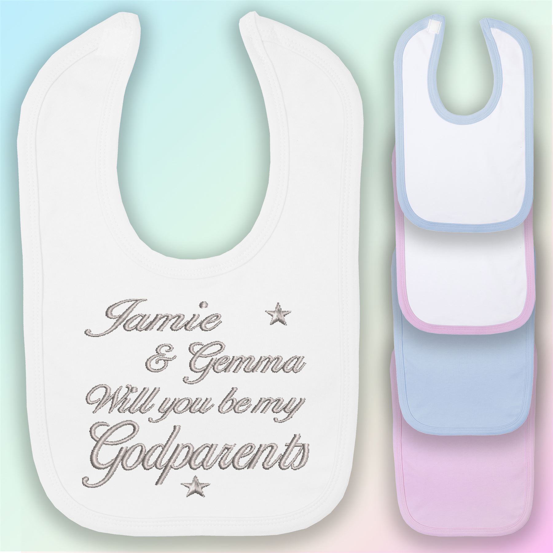 bibs with names on them