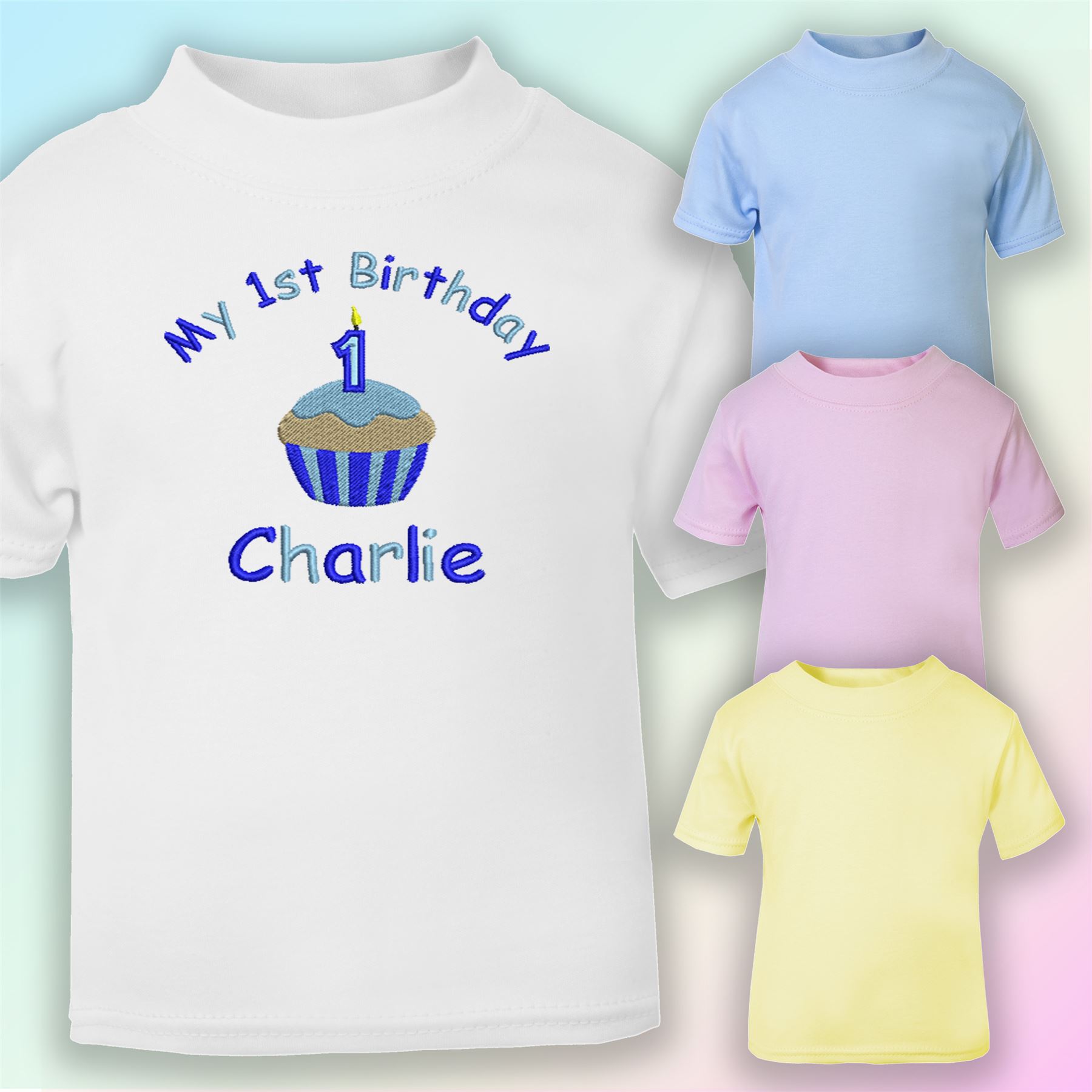 personalised first birthday t shirt