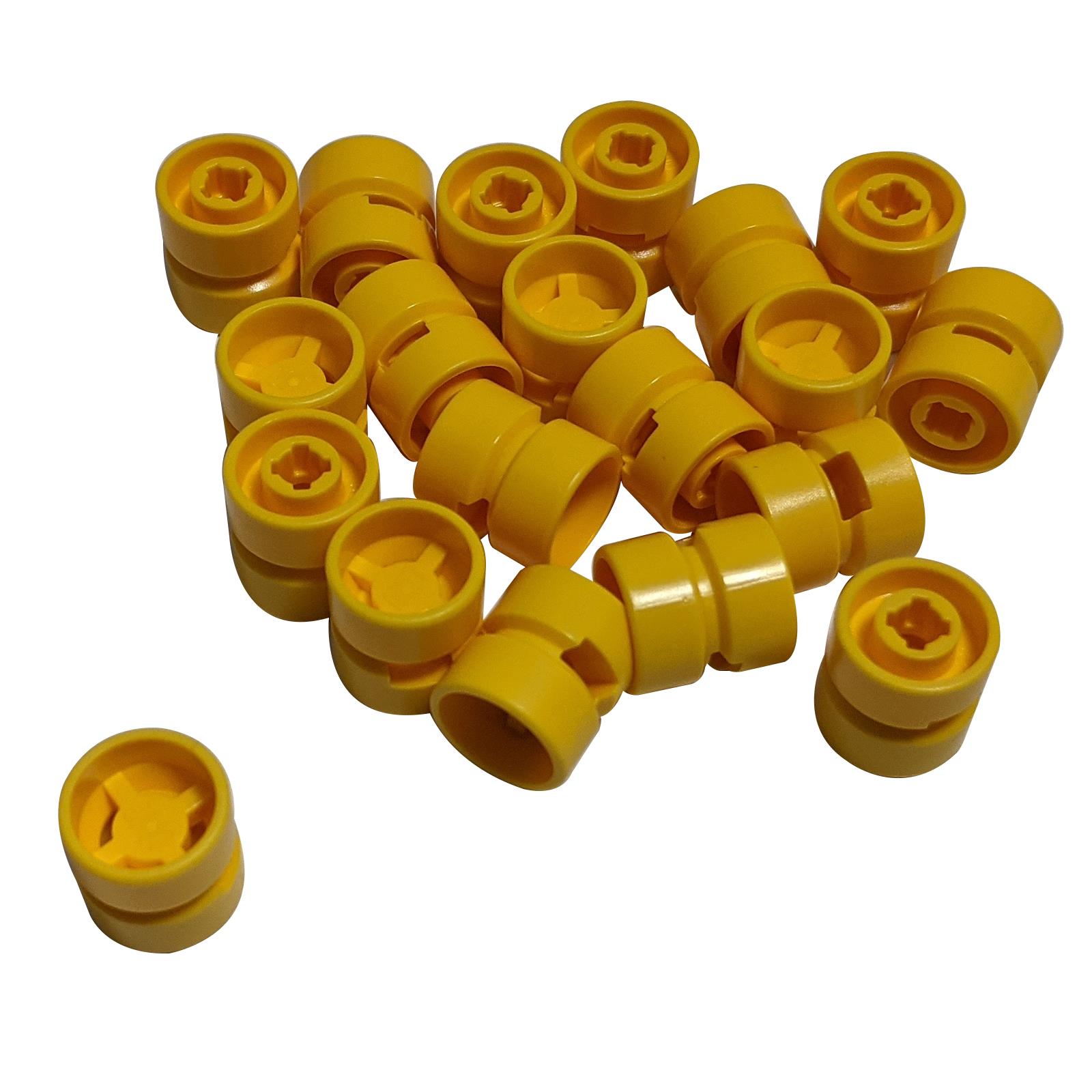 LEGO Wheels 6014b Various Colors - 11mm D. x 12mm Notched for Axle - Picture 7 of 7