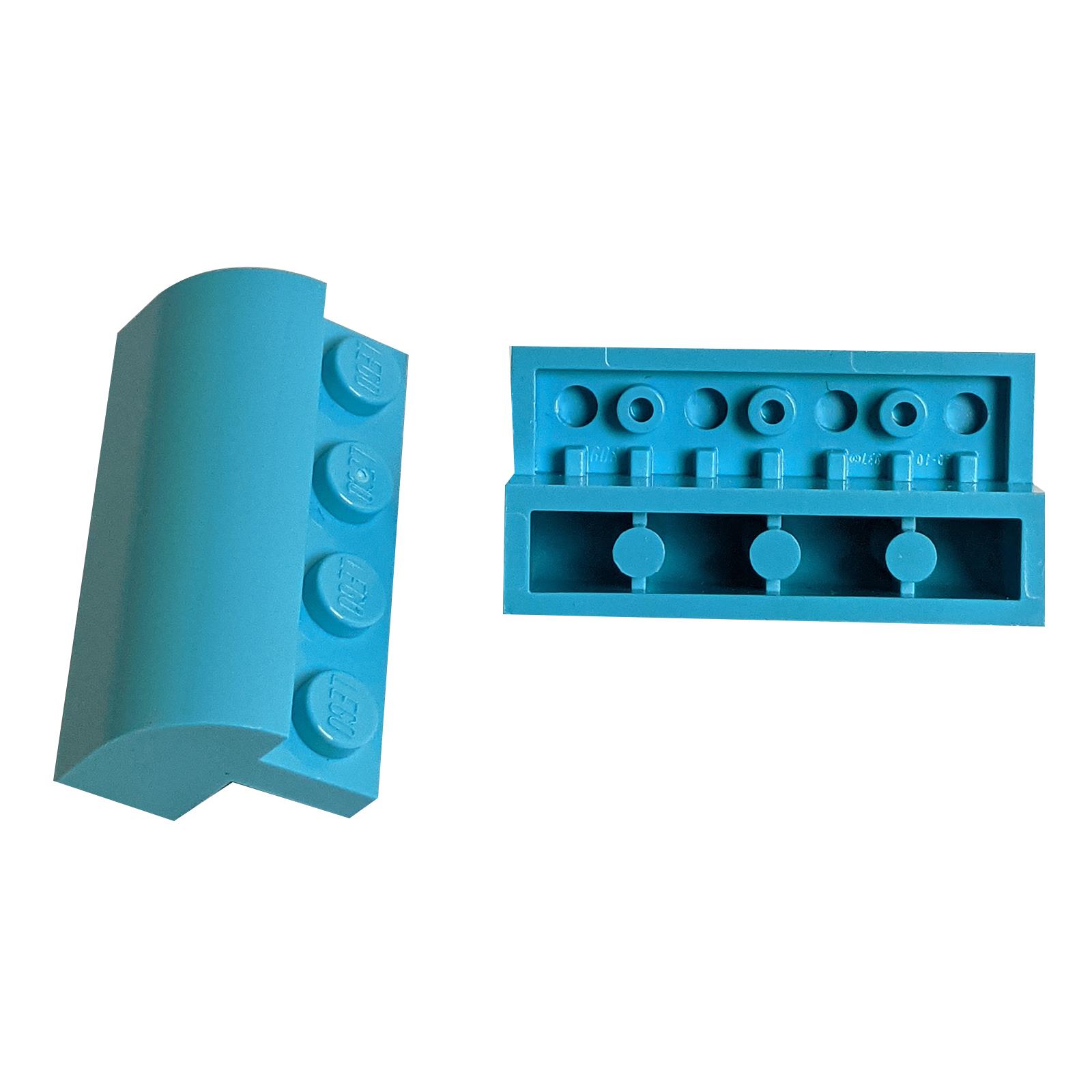 LEGO® Parte 6081 Mattone Modificato 2x4x1 1/3 Curvo Scegli Colore Qtà