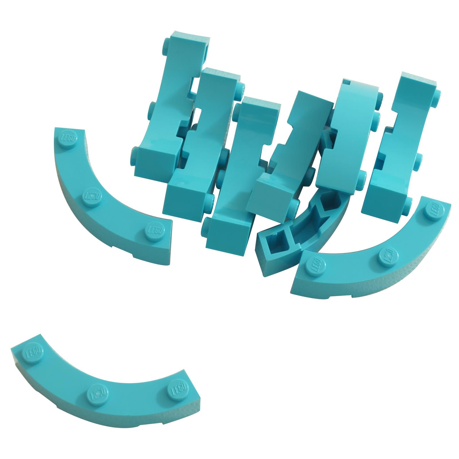 LEGO® 48092 Brick Round Corner 4x4 Macaroni 3 Studs - Choose Color & Quantity - Picture 11 of 20