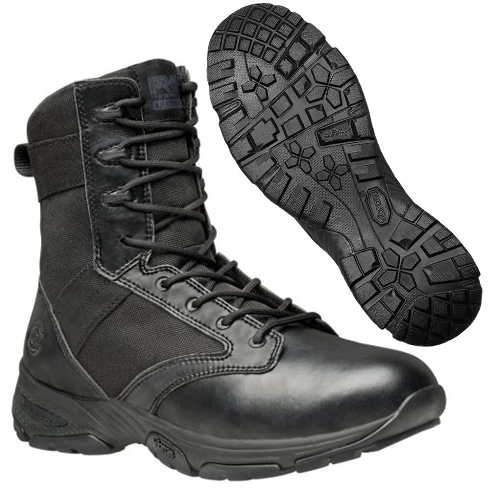 timberland side zip work boots