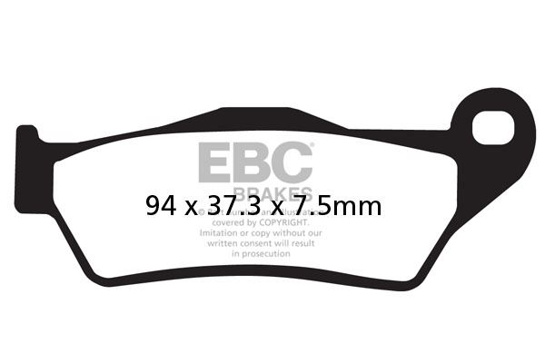 KTM SX 620 96-99 EBC Front Disc Brake Pads FA181R UPRATED