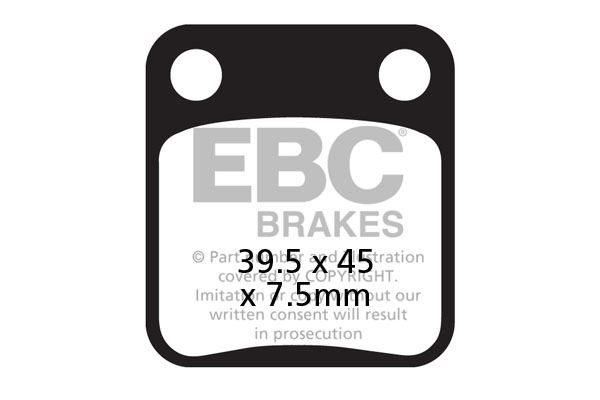 Fit Kawasaki Z 125 Pro Br125 Hgfjhf Manual G 1617 Ebc Sintered